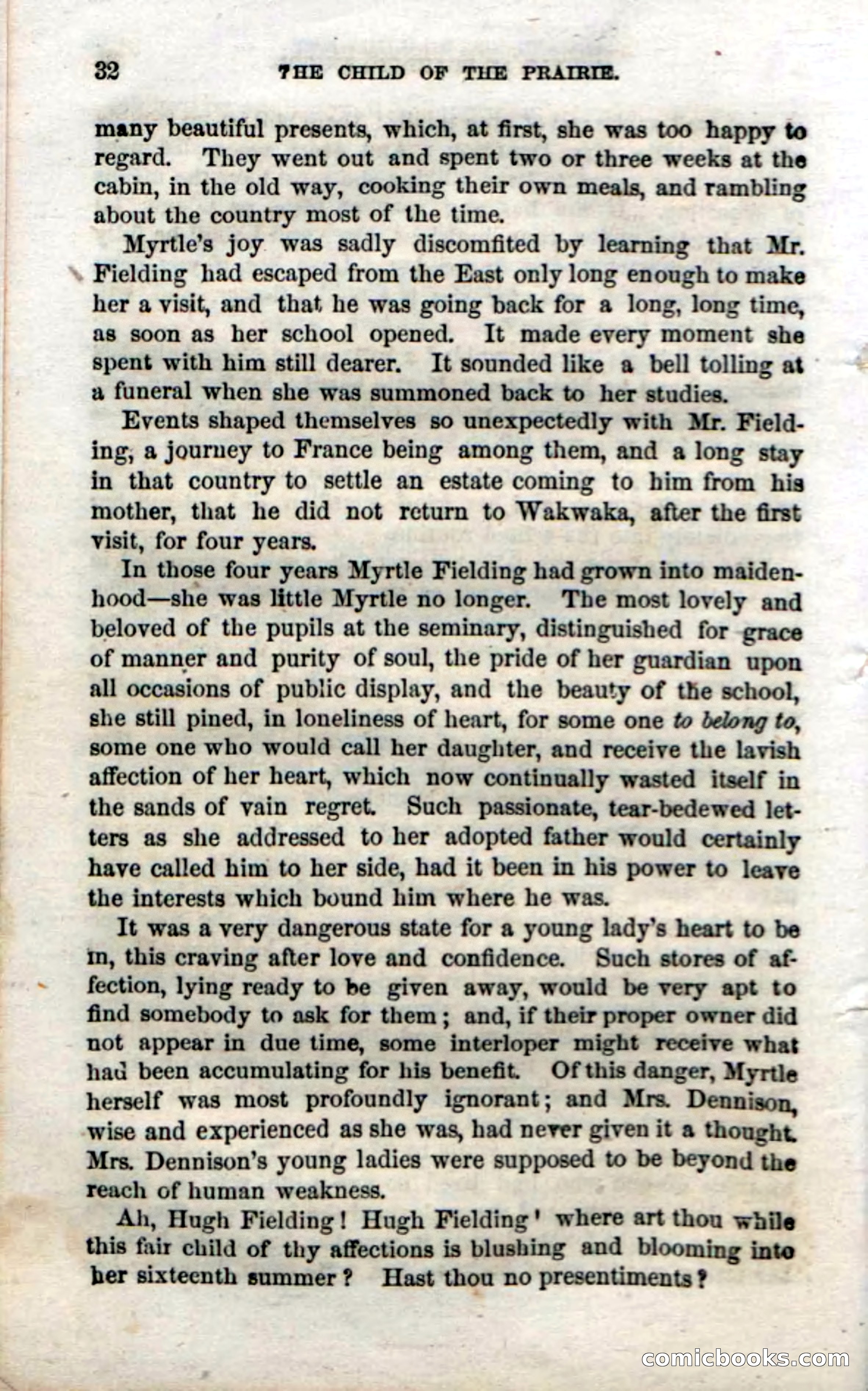 Beadle's Dime Novels No. 54: Myrtle, the Child of the Prairie — page 34 of 100