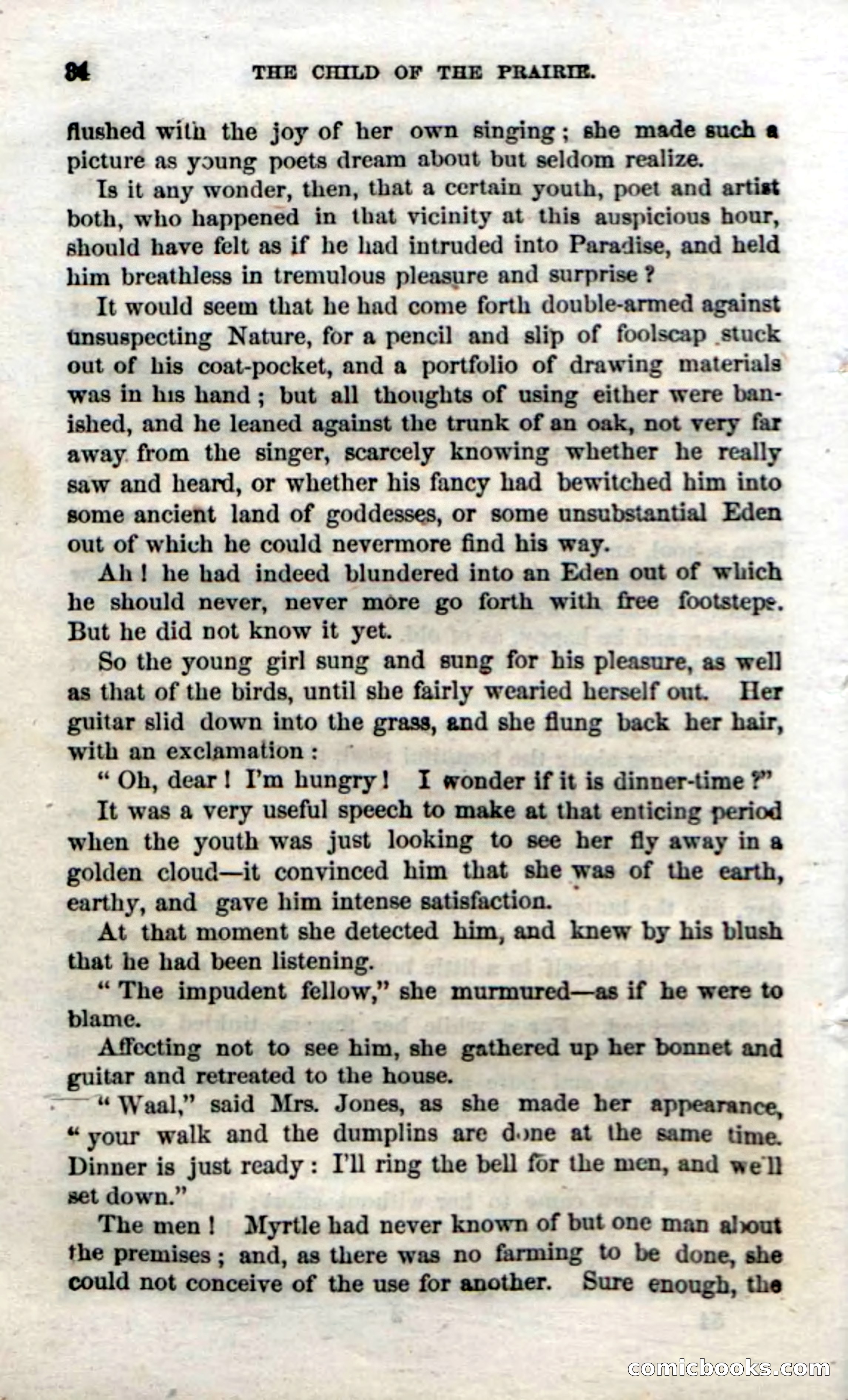 Beadle's Dime Novels No. 54: Myrtle, the Child of the Prairie — page 36 of 100