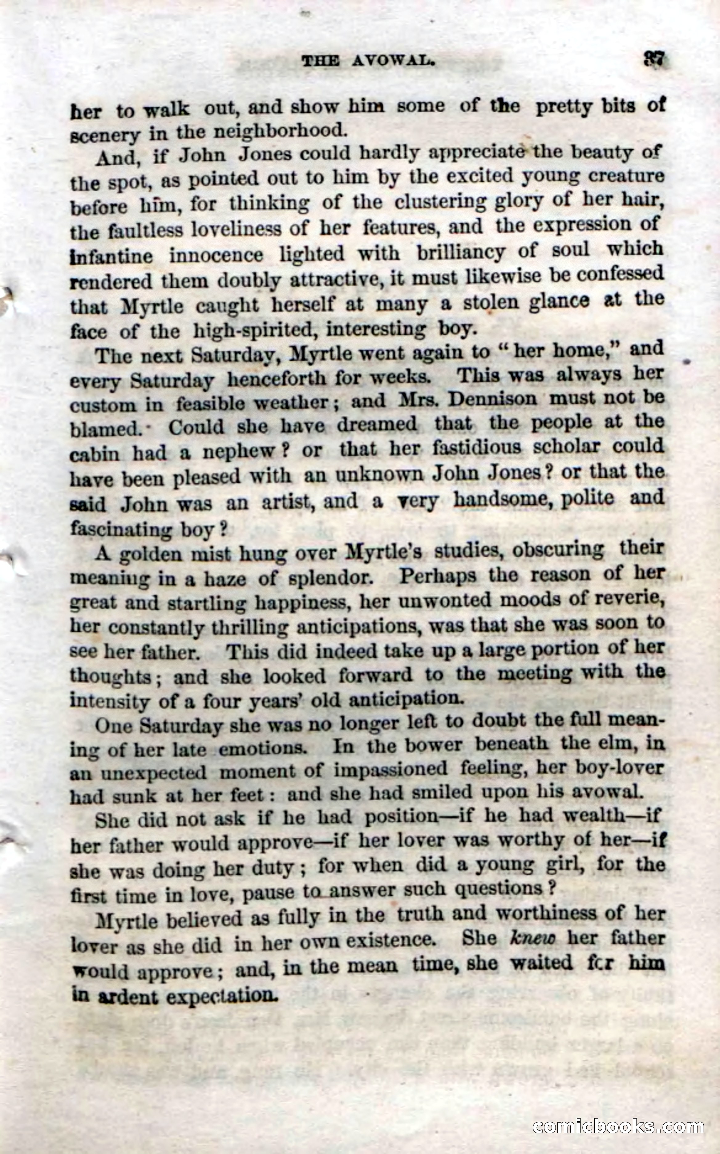 Beadle's Dime Novels No. 54: Myrtle, the Child of the Prairie — page 39 of 100