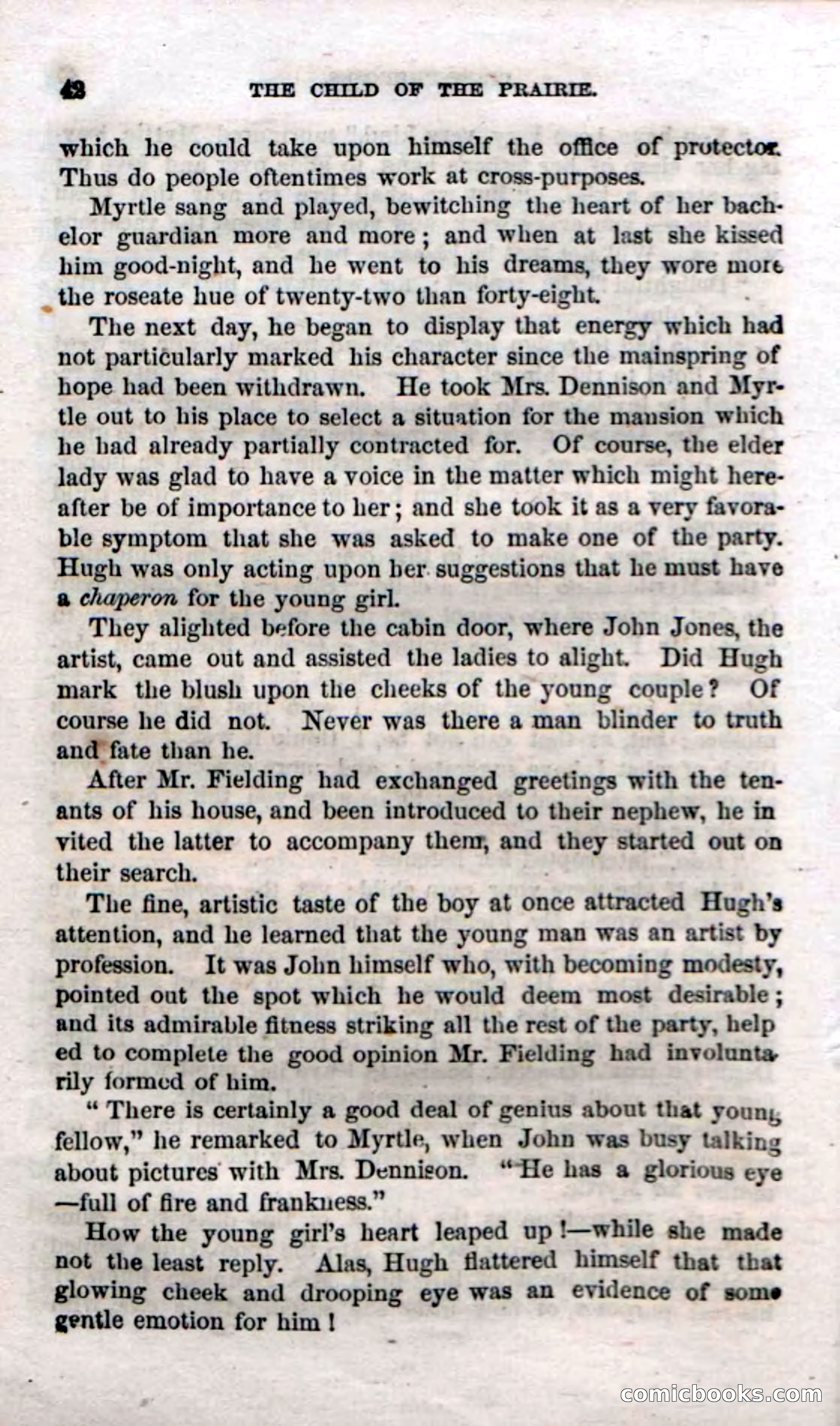 Beadle's Dime Novels No. 54: Myrtle, the Child of the Prairie — page 44 of 100
