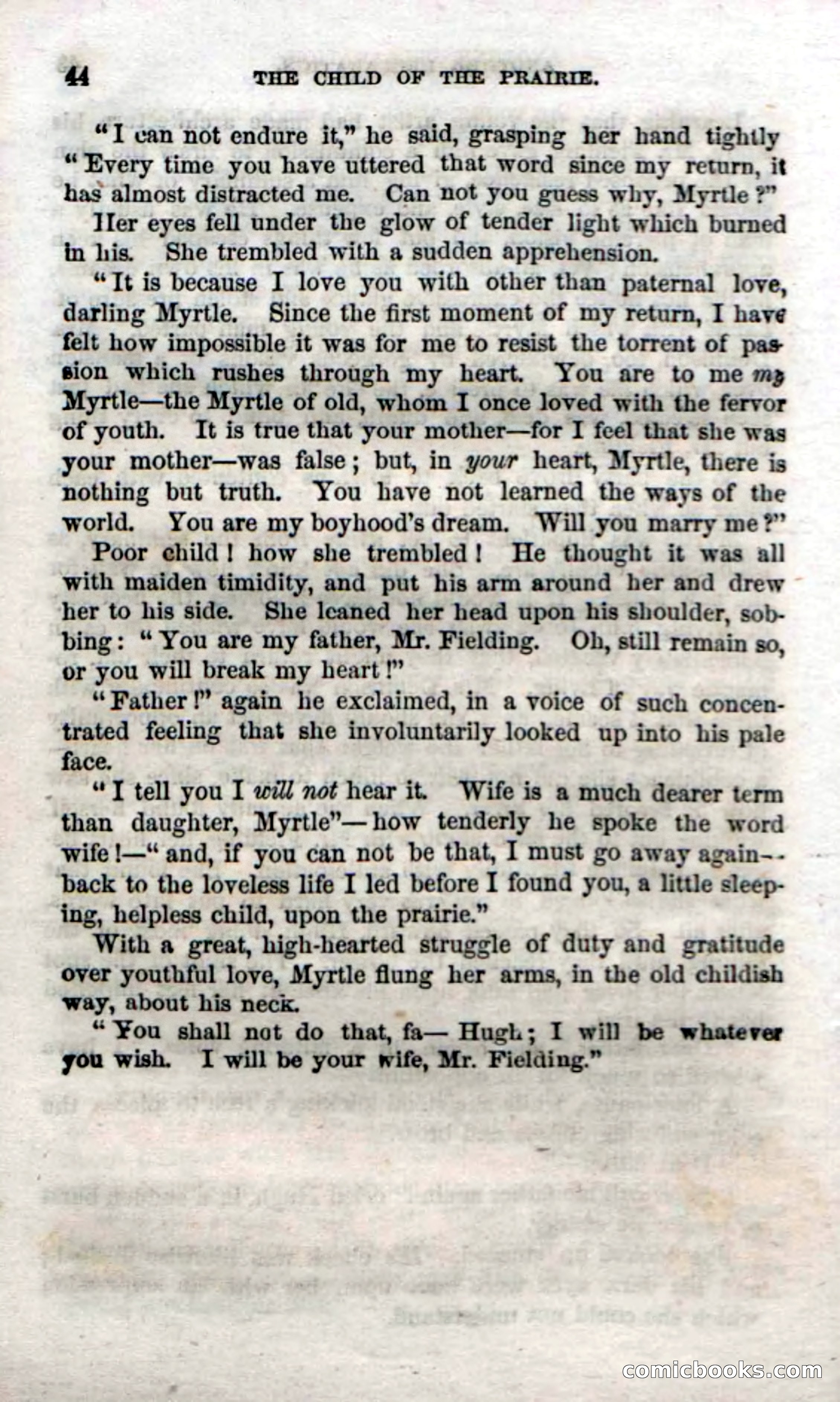 Beadle's Dime Novels No. 54: Myrtle, the Child of the Prairie — page 46 of 100