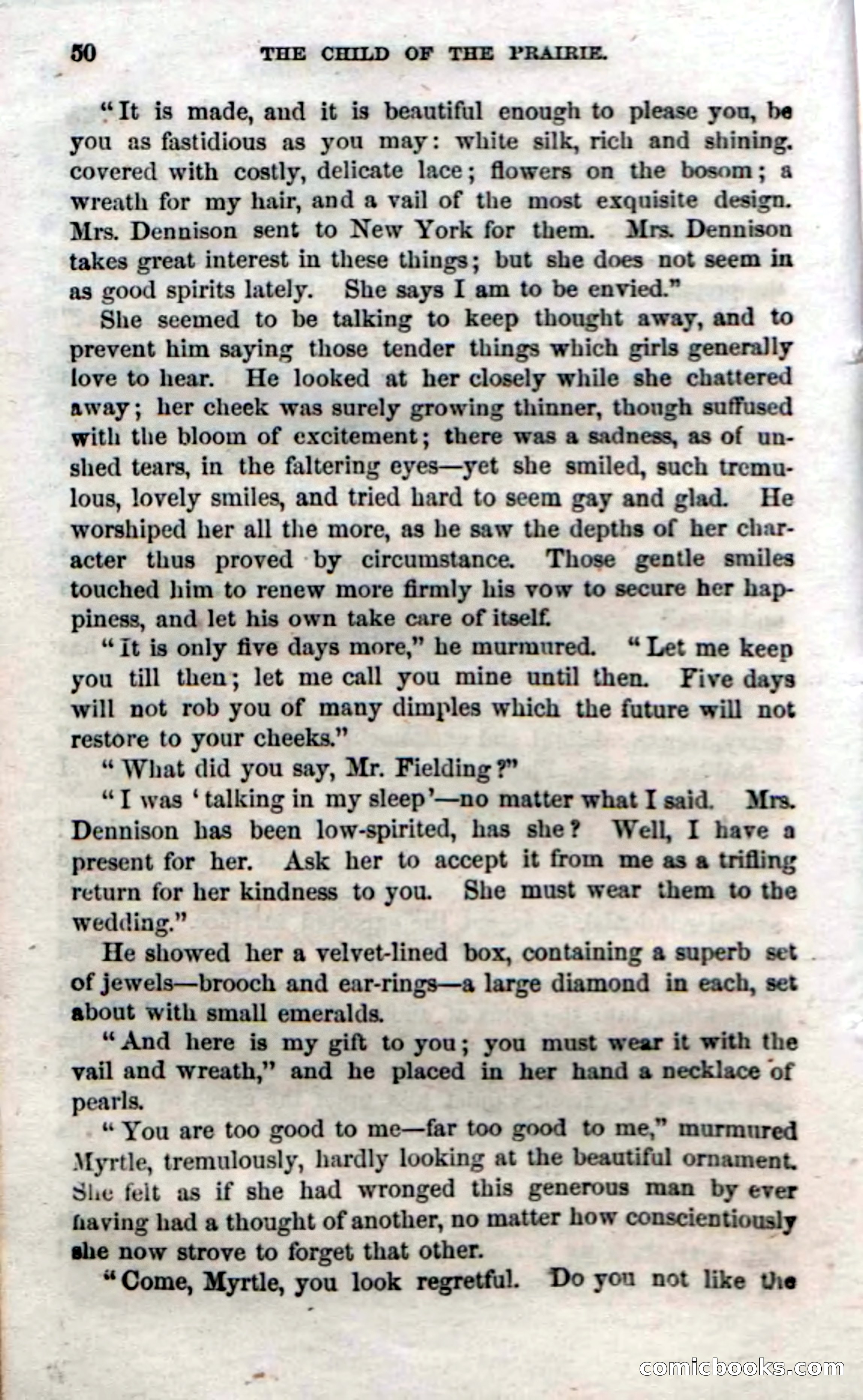 Beadle's Dime Novels No. 54: Myrtle, the Child of the Prairie — page 52 of 100