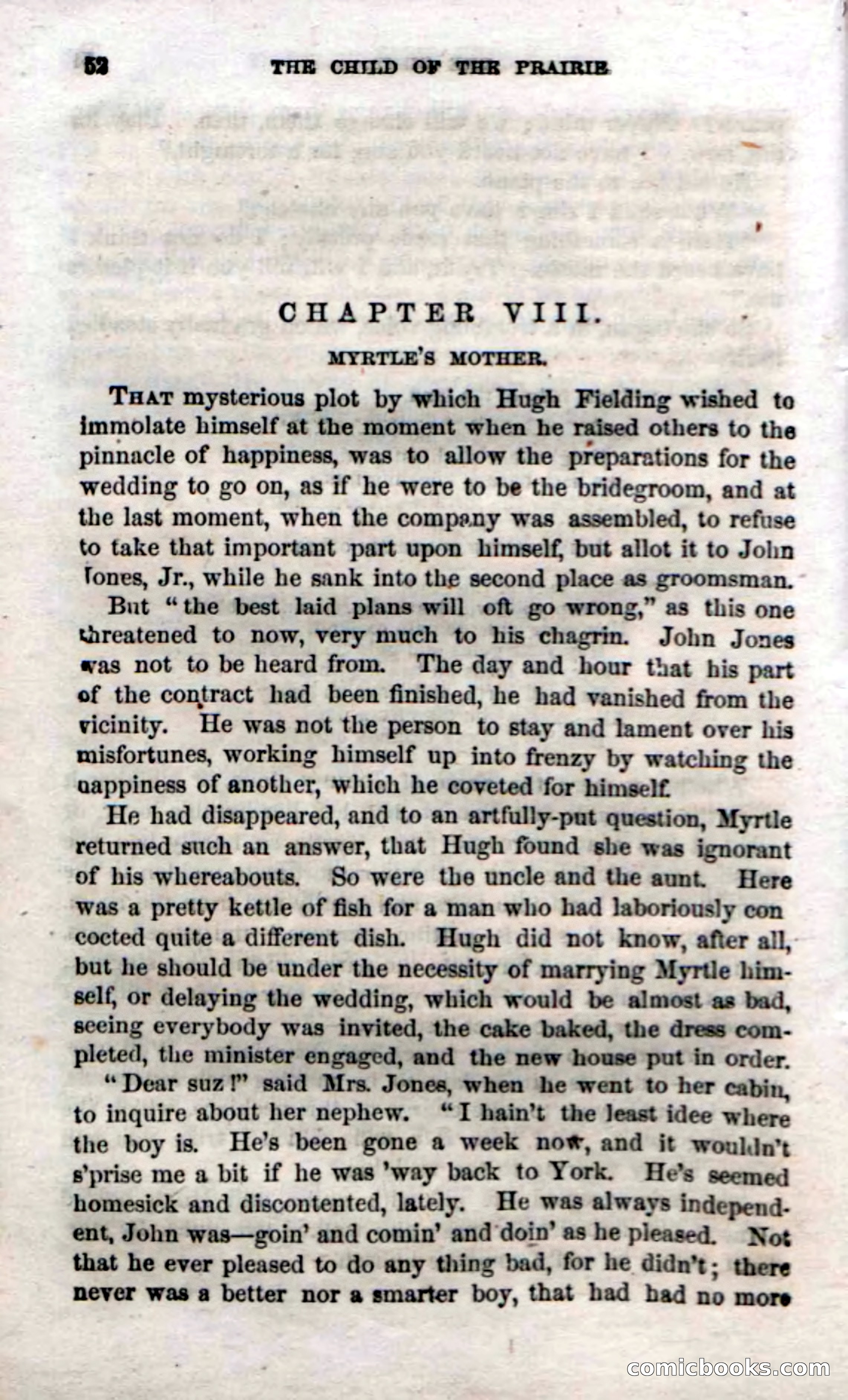 Beadle's Dime Novels No. 54: Myrtle, the Child of the Prairie — page 54 of 100