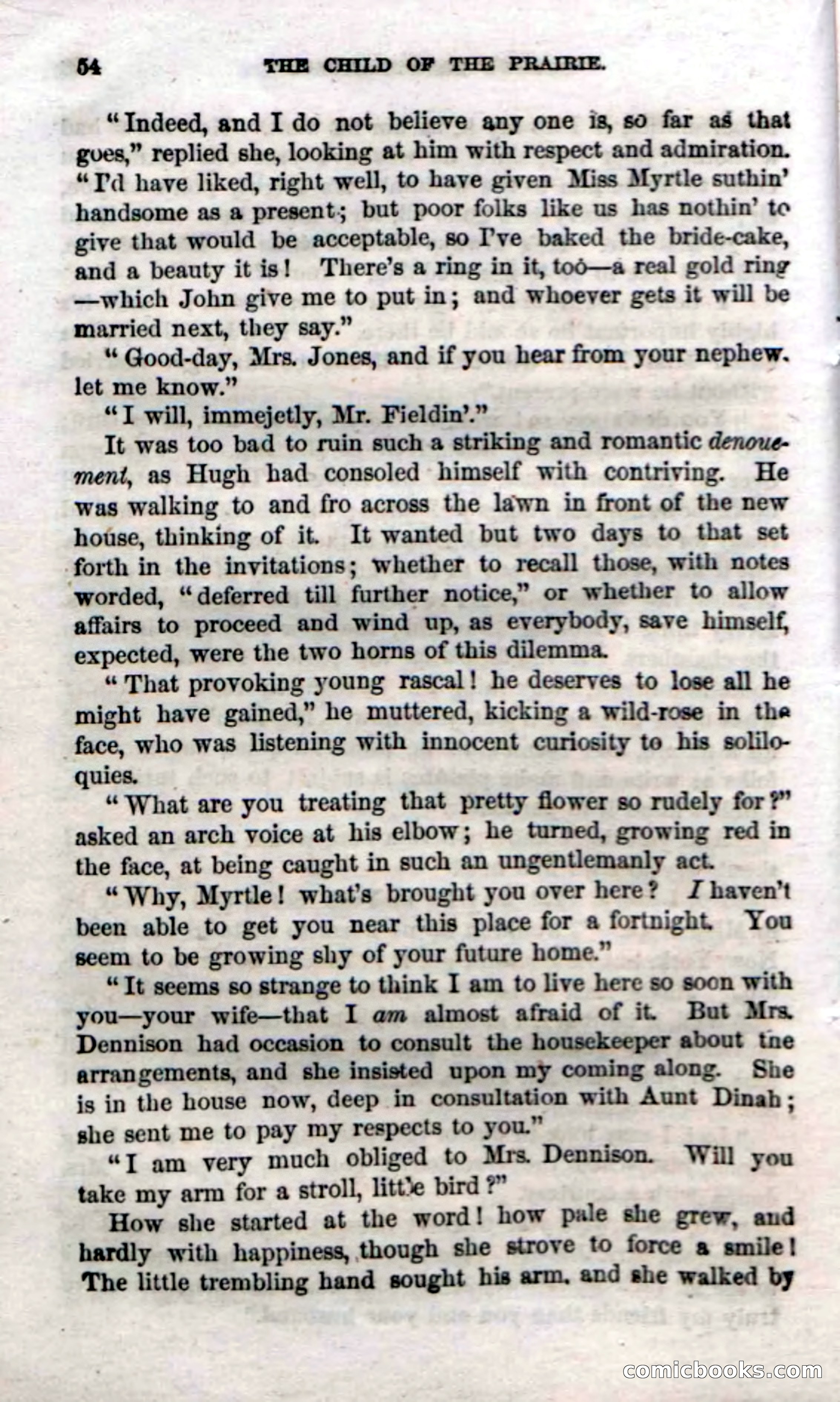 Beadle's Dime Novels No. 54: Myrtle, the Child of the Prairie — page 56 of 100