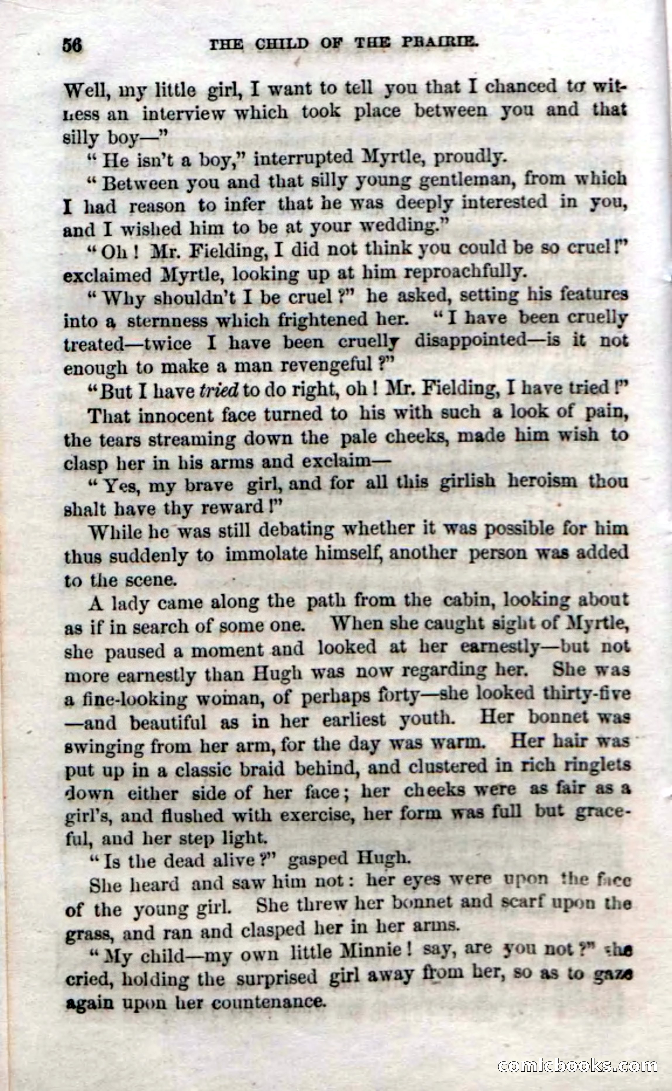 Beadle's Dime Novels No. 54: Myrtle, the Child of the Prairie — page 58 of 100