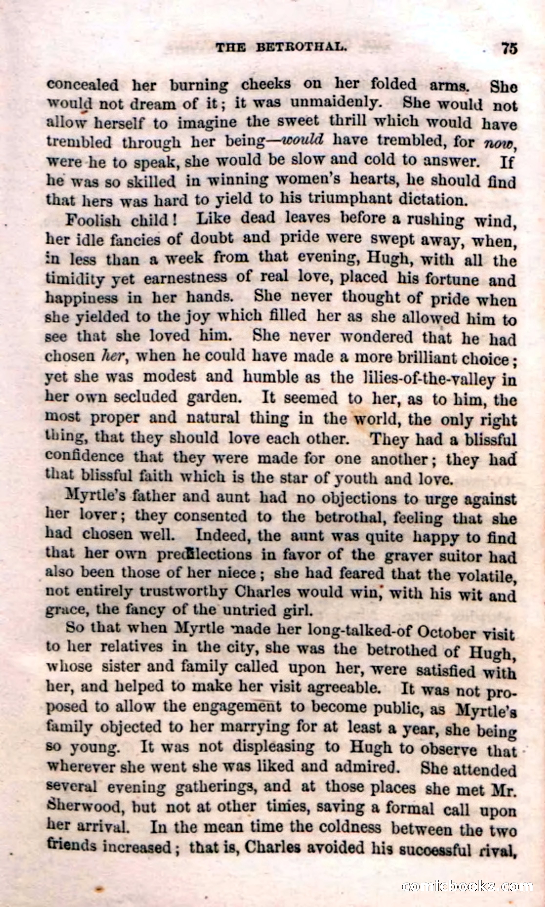 Beadle's Dime Novels No. 54: Myrtle, the Child of the Prairie — page 77 of 100