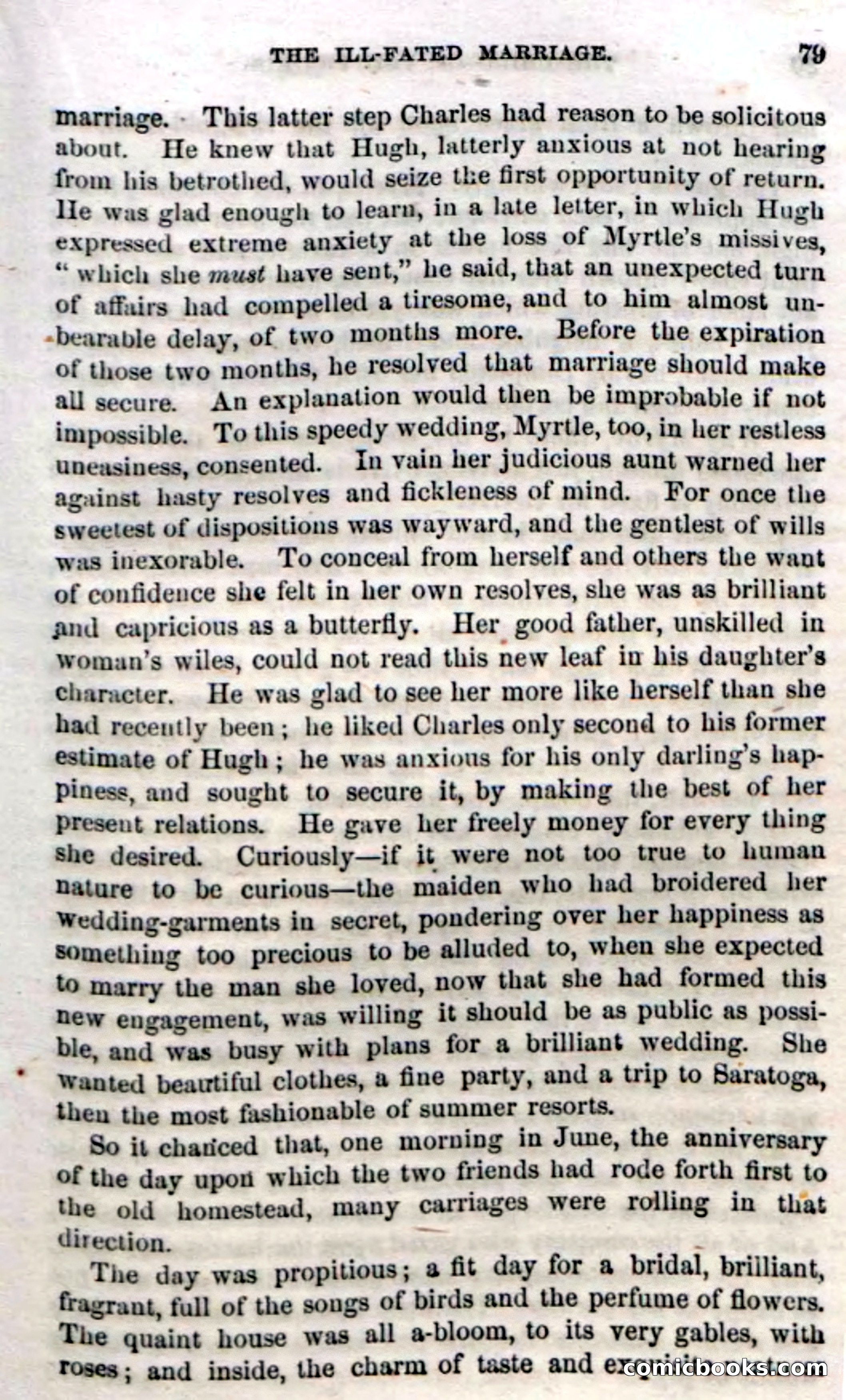 Beadle's Dime Novels No. 54: Myrtle, the Child of the Prairie — page 81 of 100