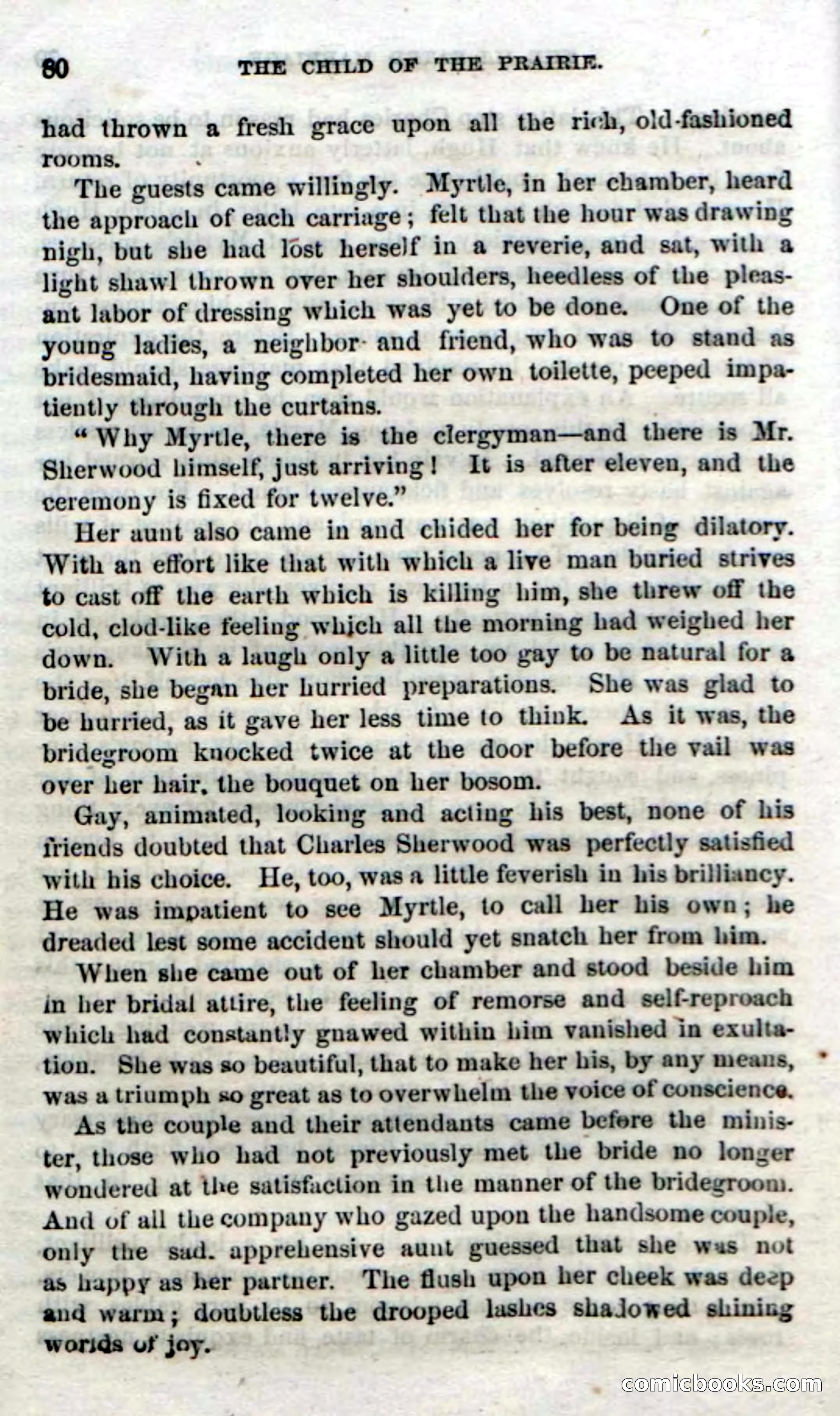 Beadle's Dime Novels No. 54: Myrtle, the Child of the Prairie — page 82 of 100