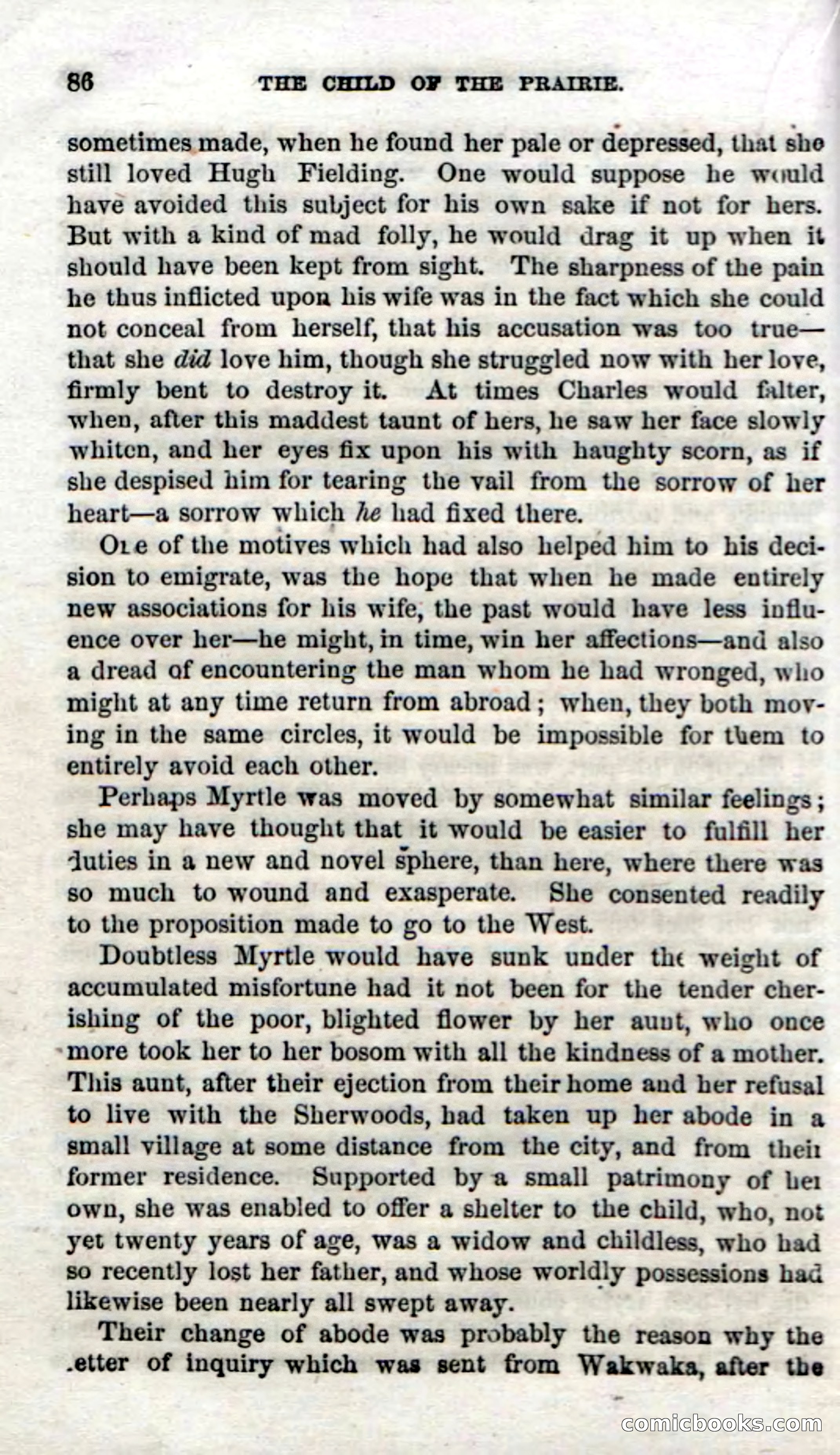 Beadle's Dime Novels No. 54: Myrtle, the Child of the Prairie — page 88 of 100