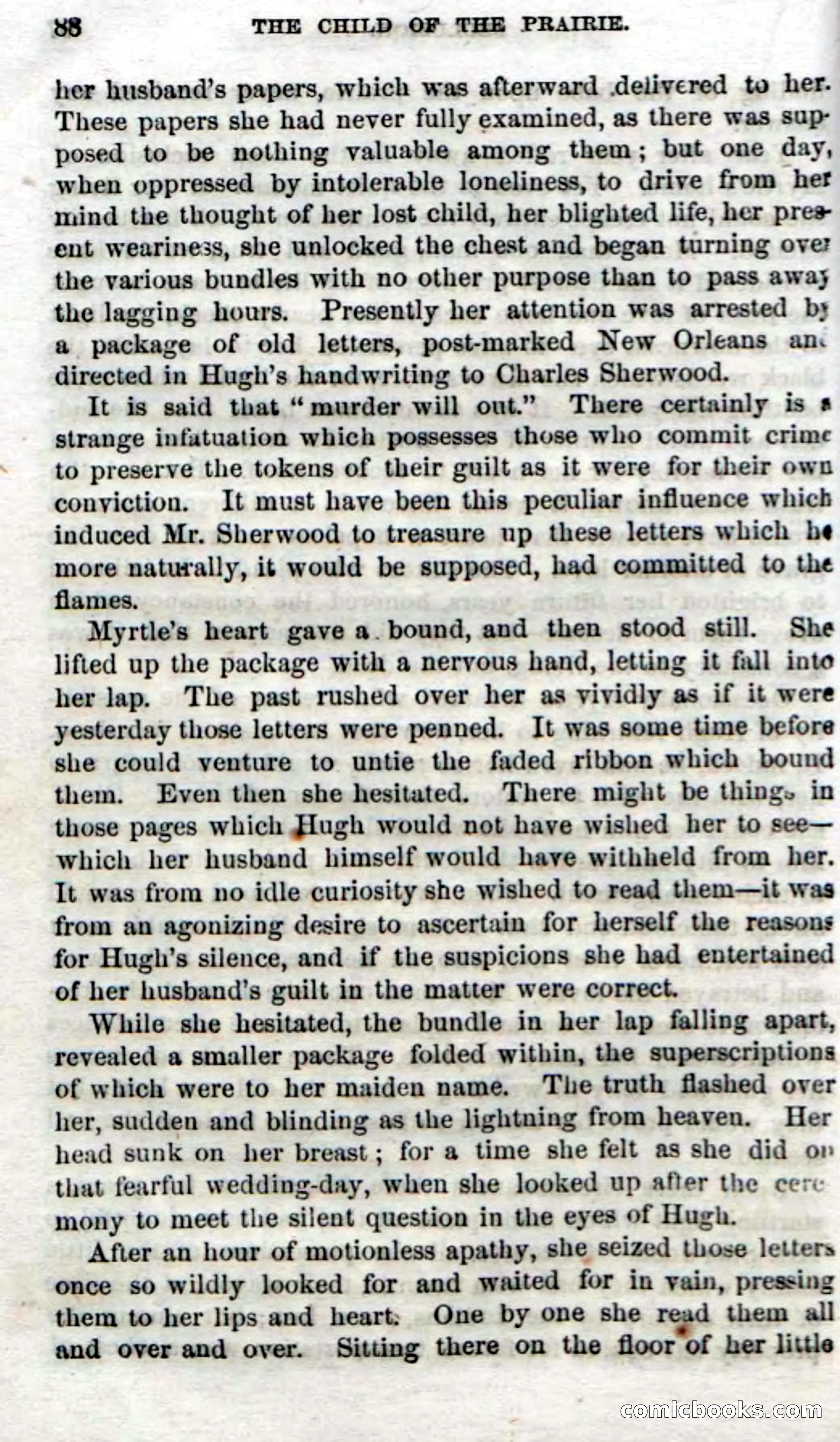 Beadle's Dime Novels No. 54: Myrtle, the Child of the Prairie — page 90 of 100