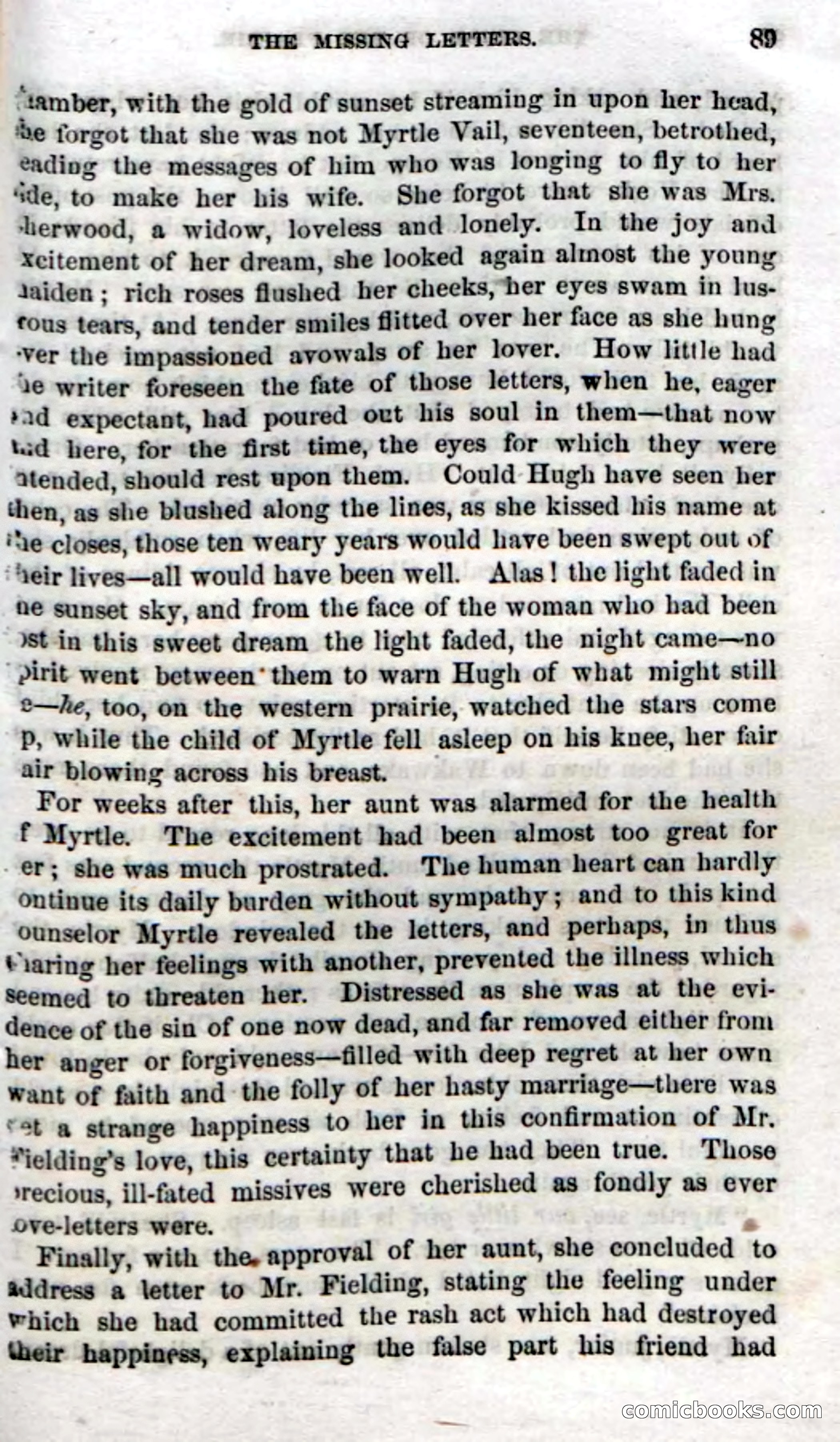 Beadle's Dime Novels No. 54: Myrtle, the Child of the Prairie — page 91 of 100