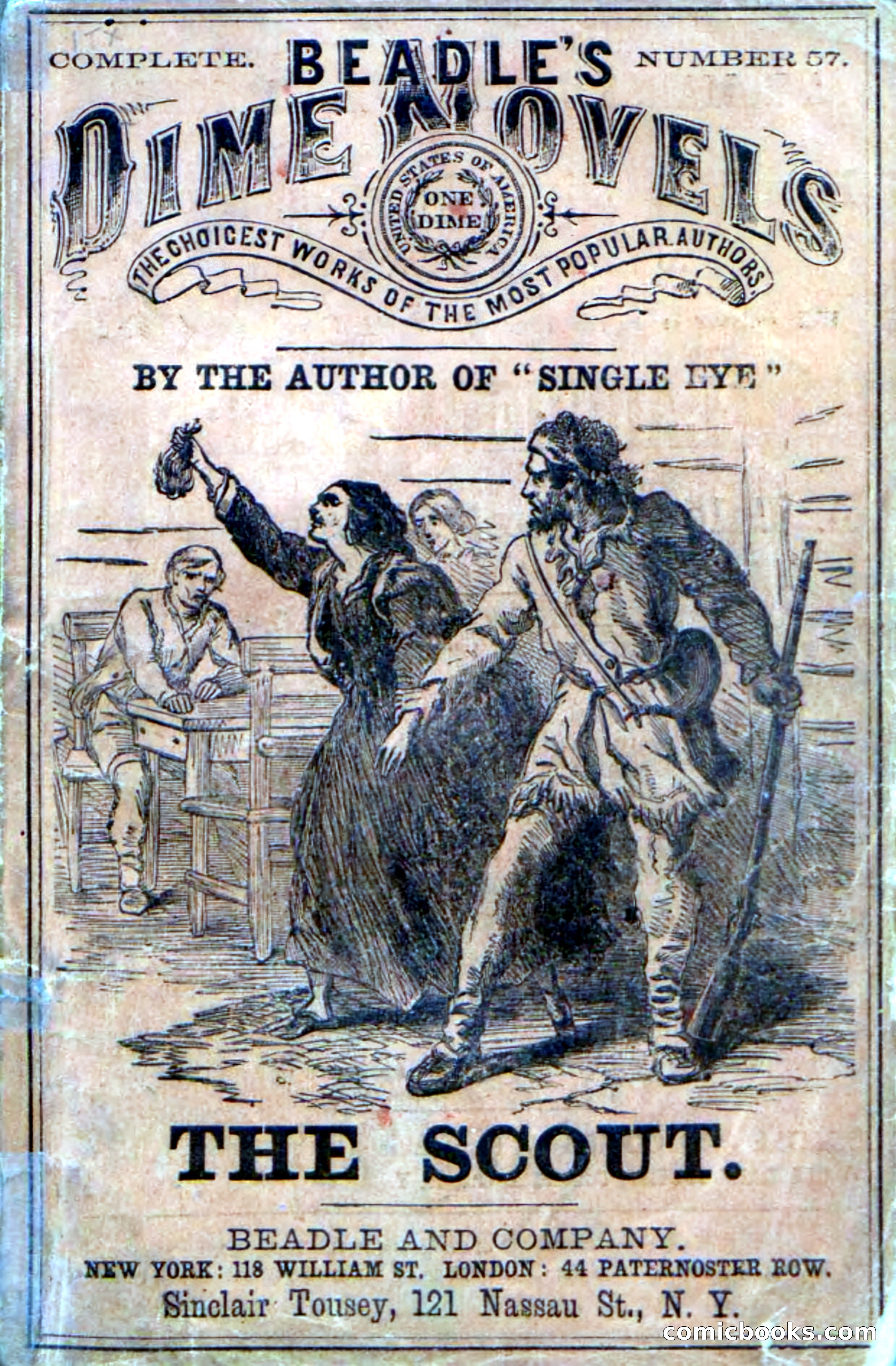 Beadle's Dime Novels No. 57: The Scout — page 1 of 116