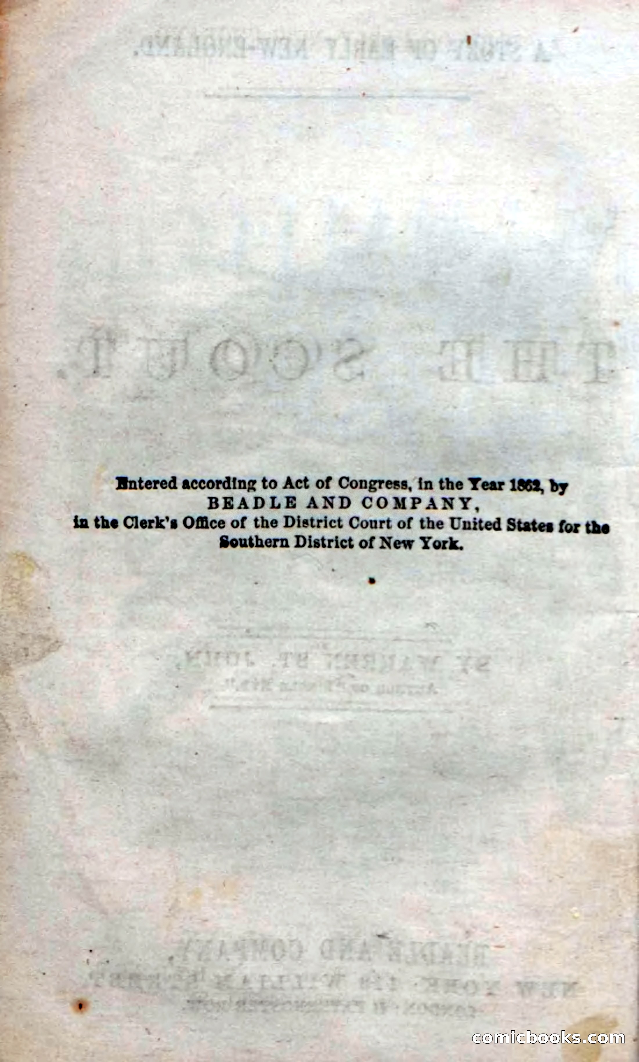 Beadle's Dime Novels No. 57: The Scout — page 6 of 116