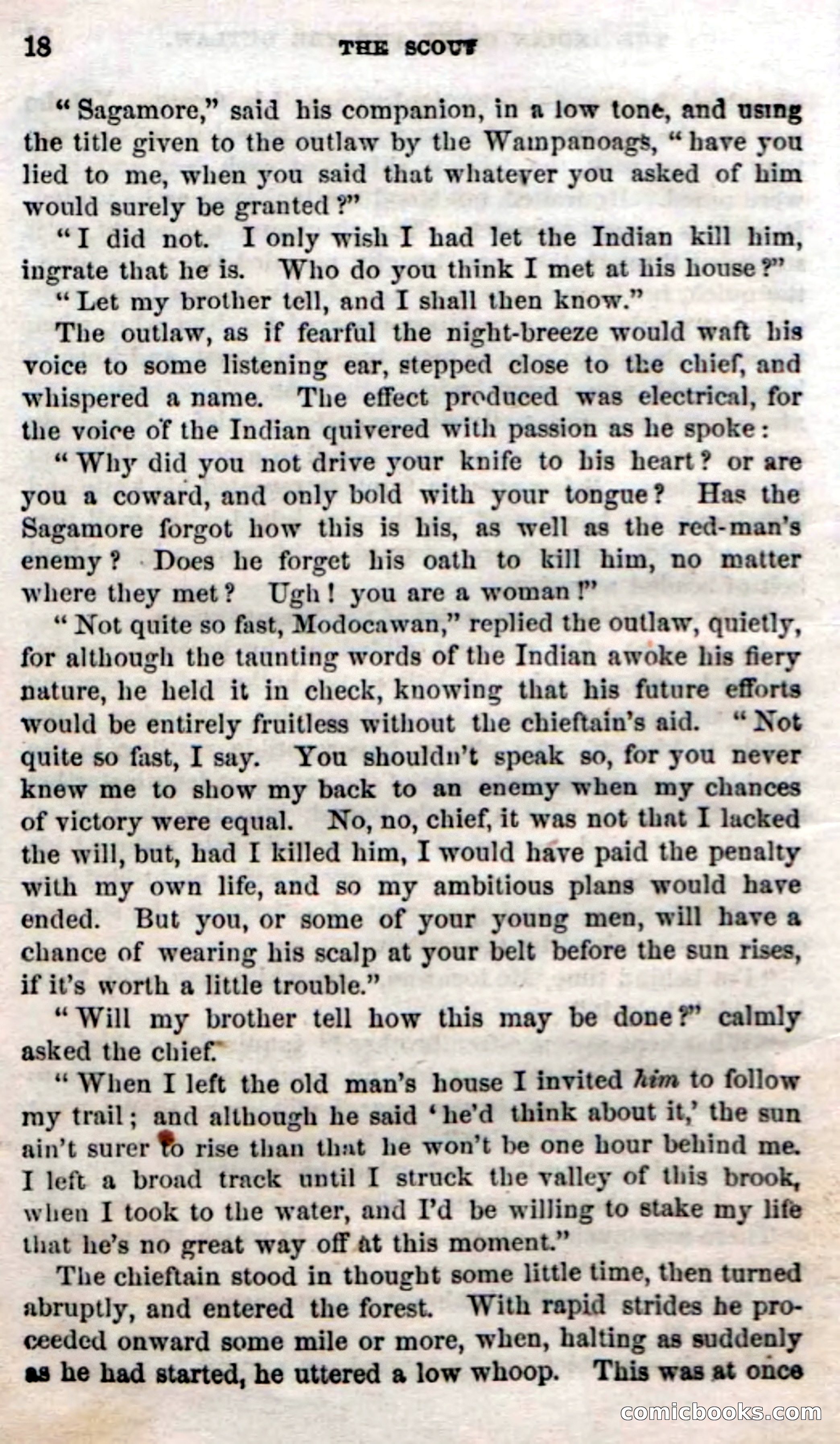 Beadle's Dime Novels No. 57: The Scout — page 20 of 116