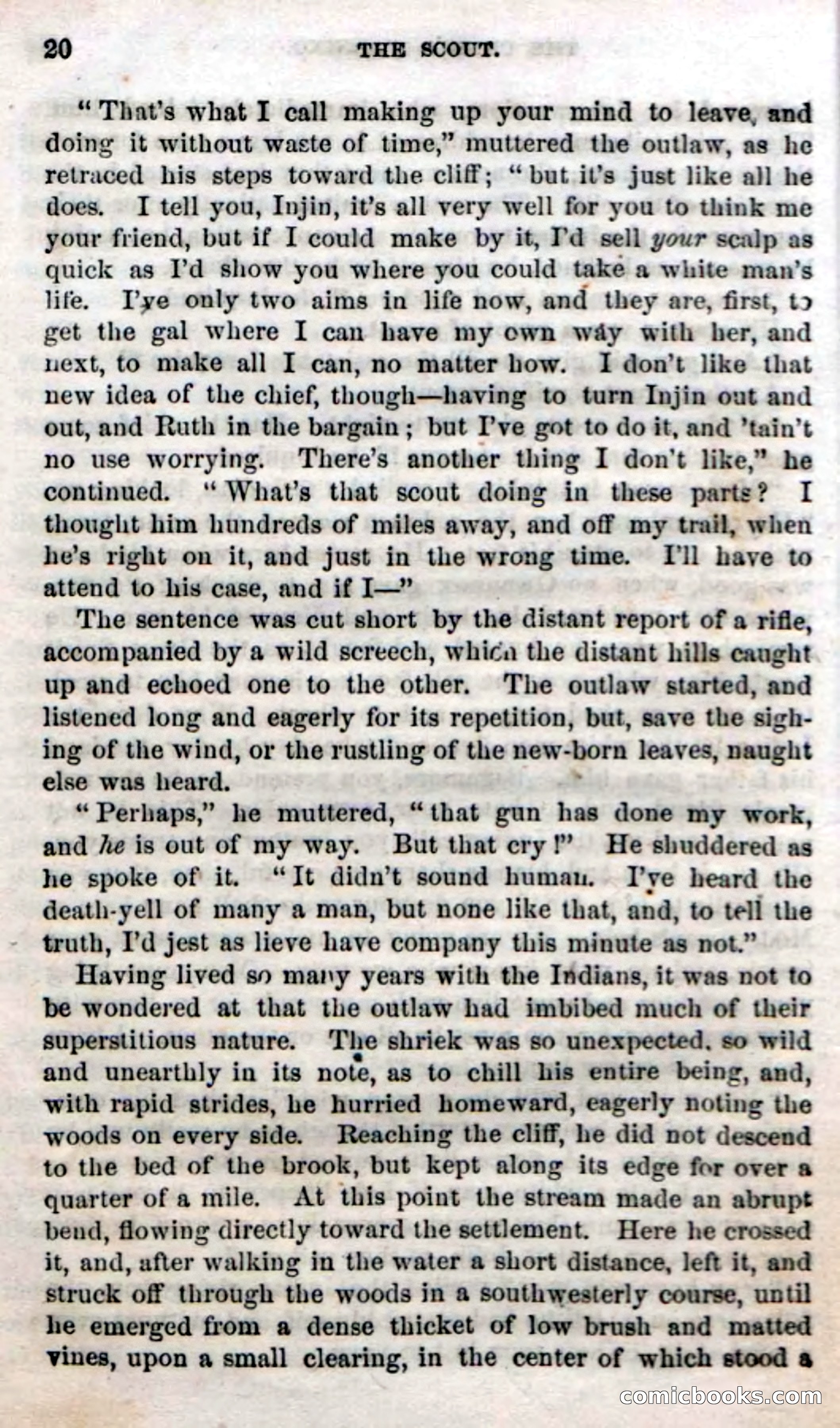 Beadle's Dime Novels No. 57: The Scout — page 22 of 116