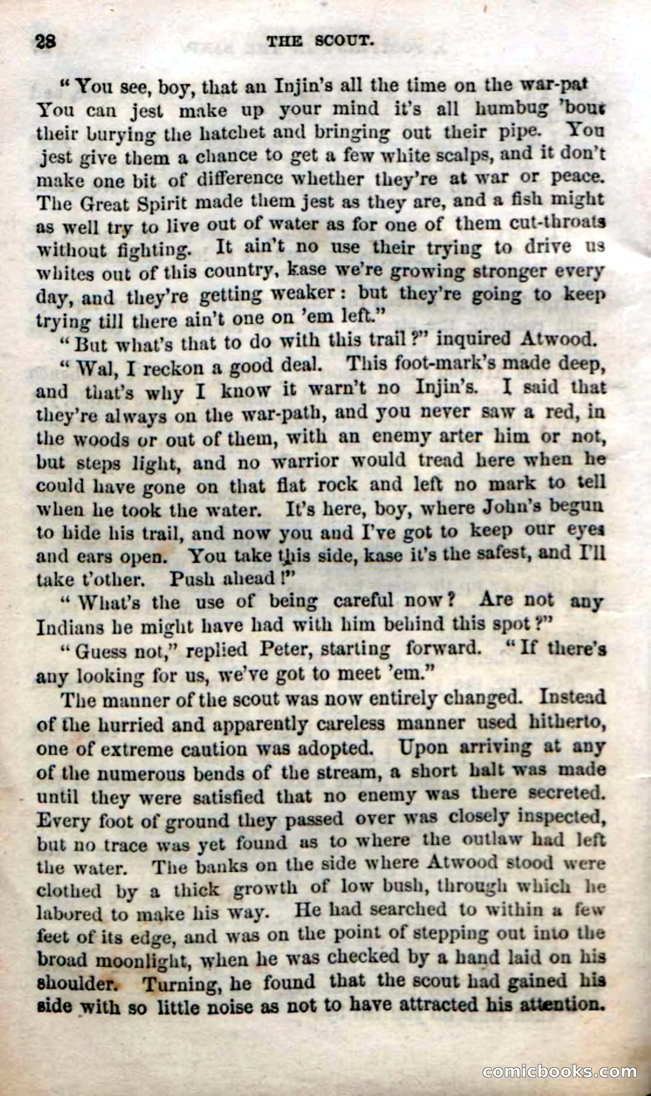 Beadle's Dime Novels No. 57: The Scout — page 30 of 116