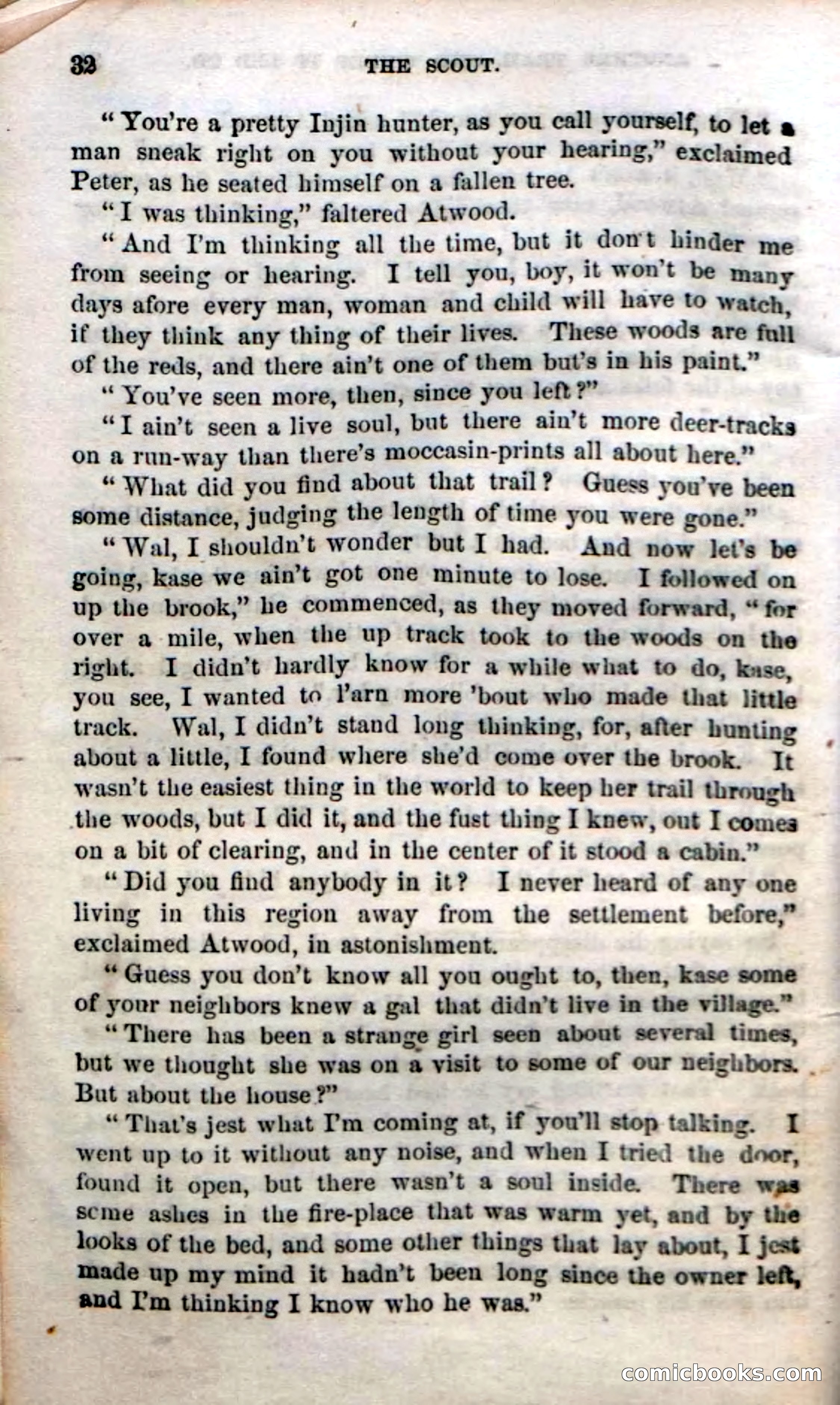Beadle's Dime Novels No. 57: The Scout — page 34 of 116
