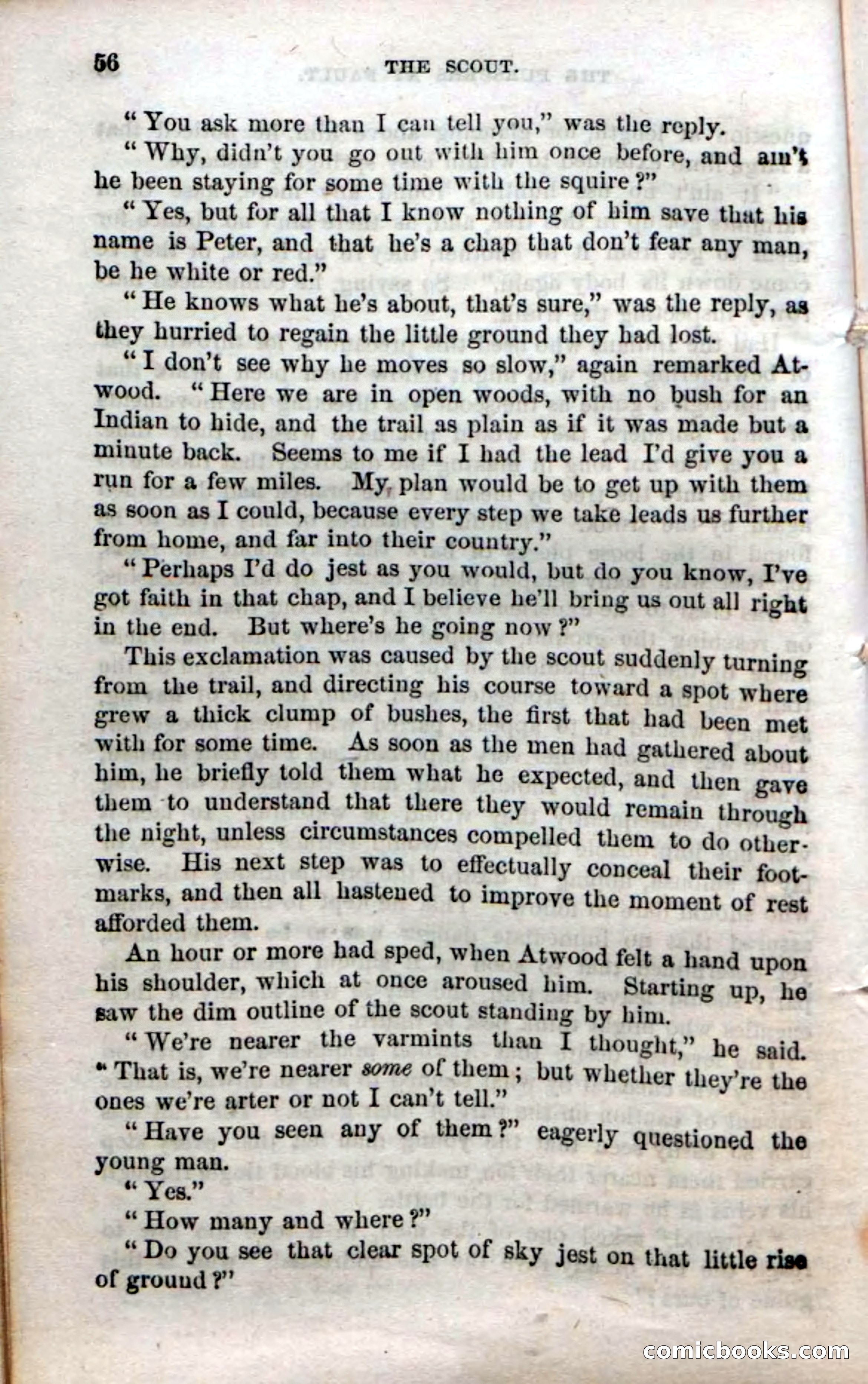 Beadle's Dime Novels No. 57: The Scout — page 58 of 116