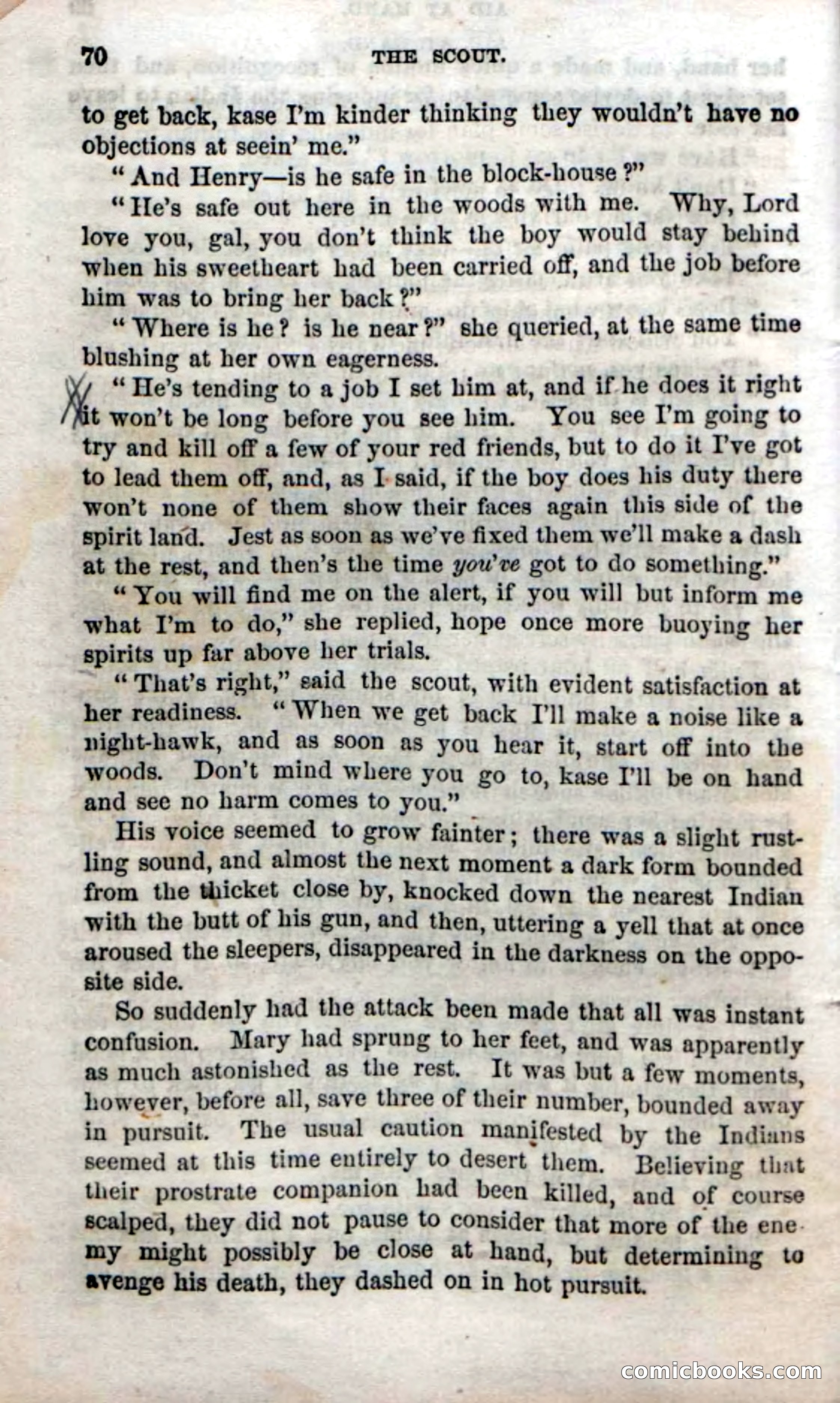Beadle's Dime Novels No. 57: The Scout — page 72 of 116