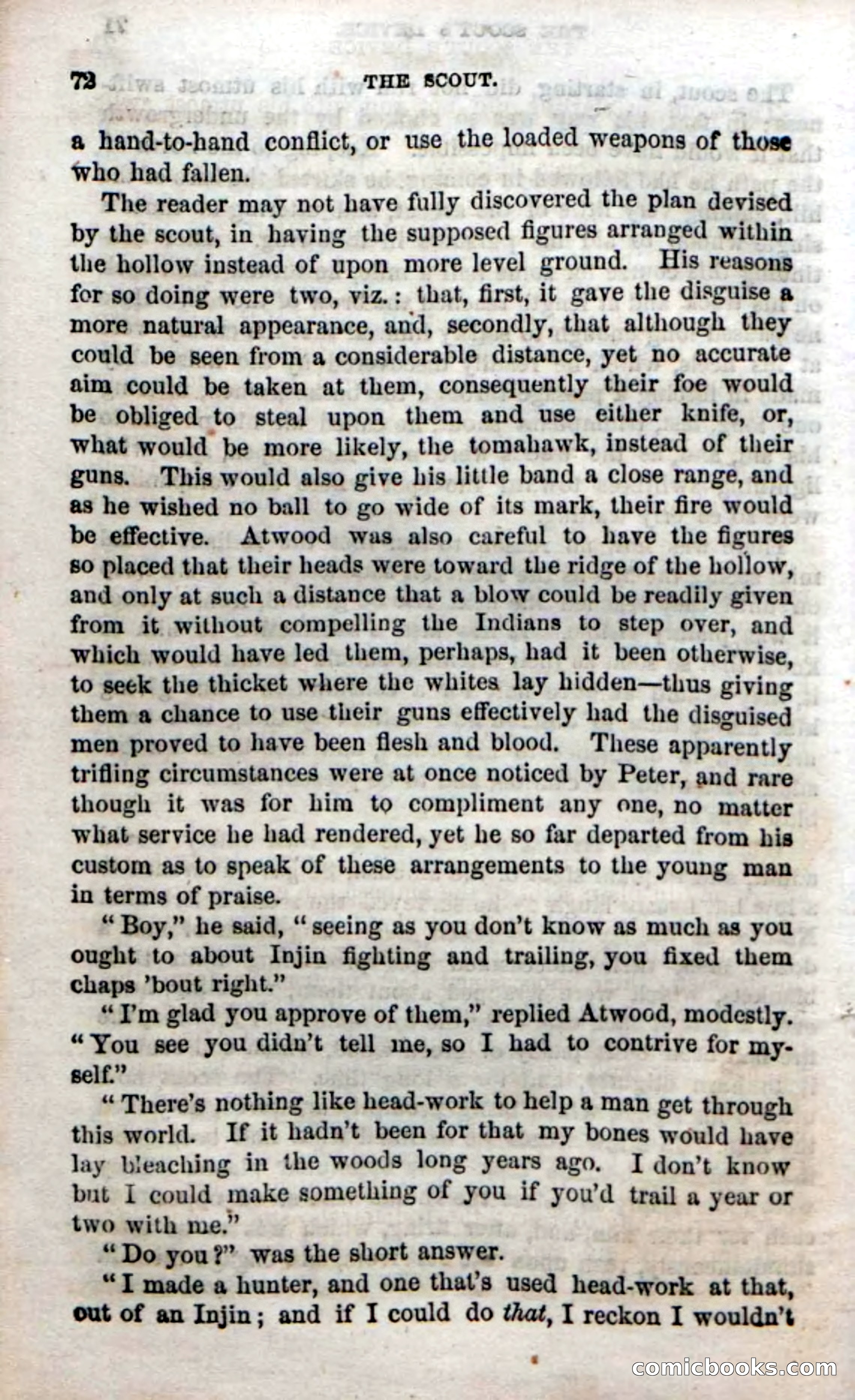 Beadle's Dime Novels No. 57: The Scout — page 74 of 116
