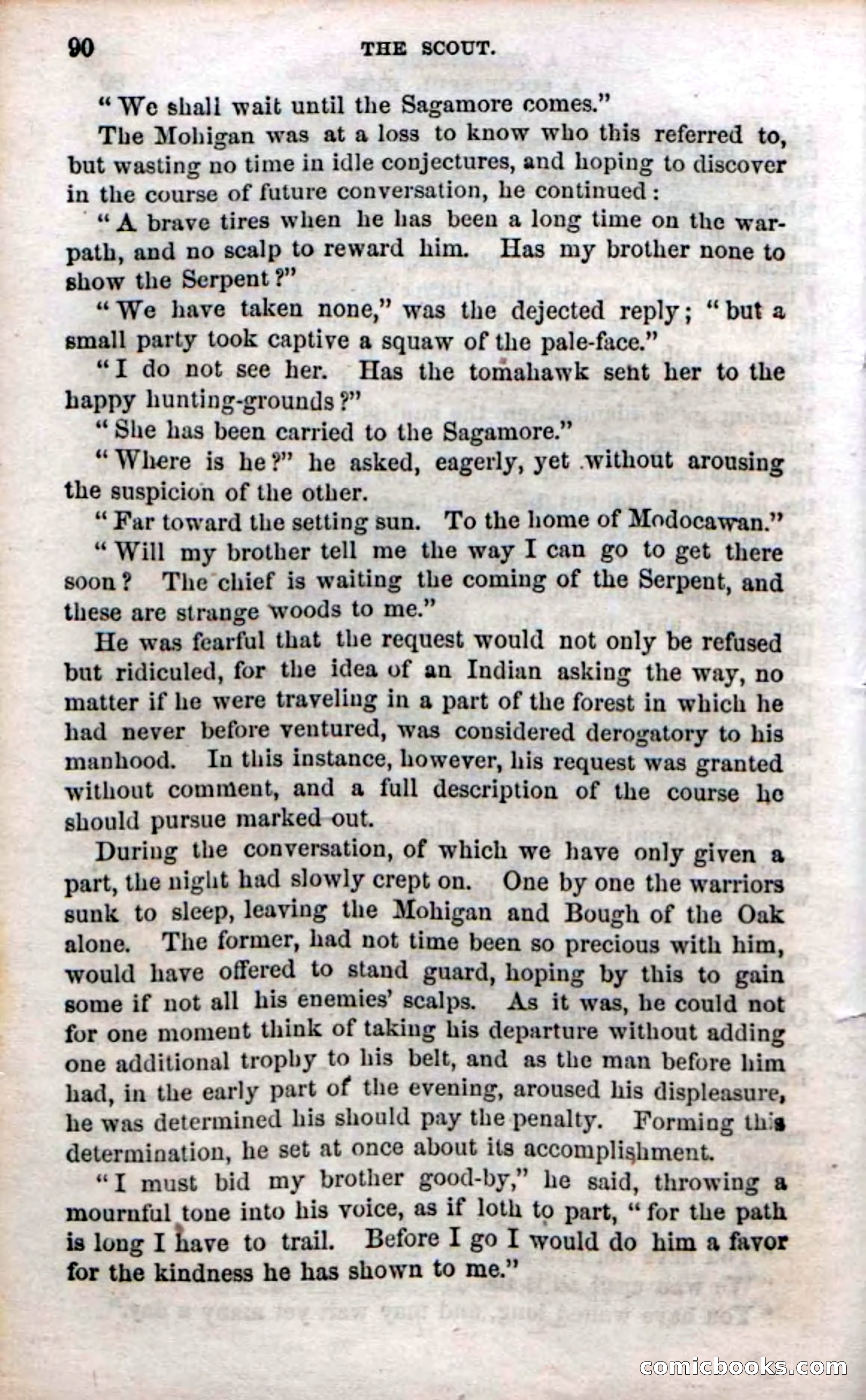 Beadle's Dime Novels No. 57: The Scout — page 92 of 116
