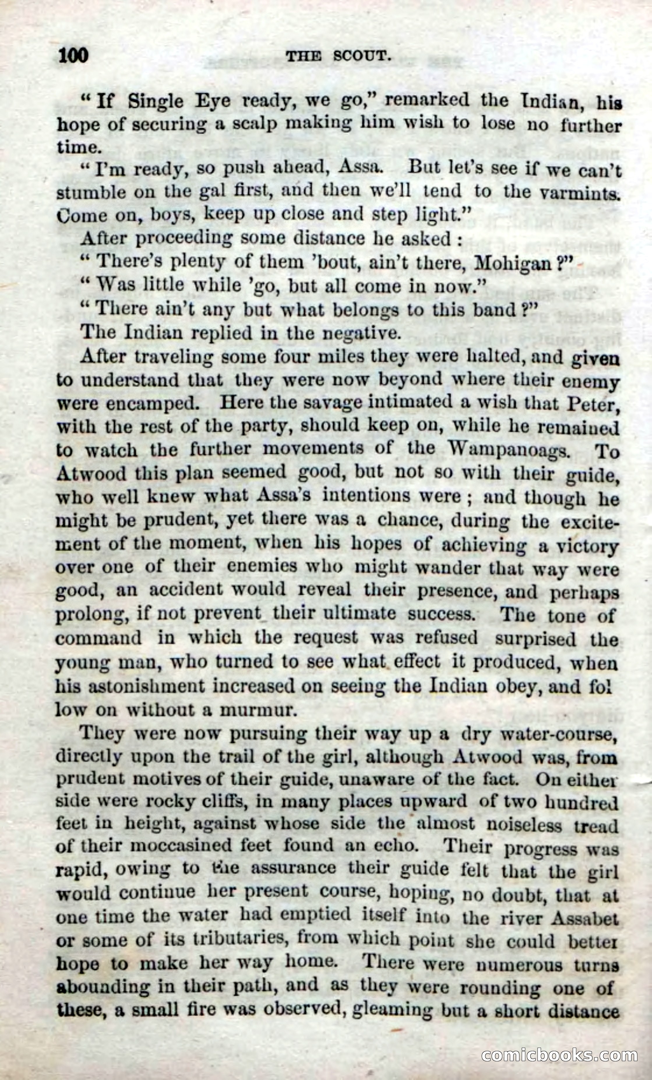 Beadle's Dime Novels No. 57: The Scout — page 102 of 116