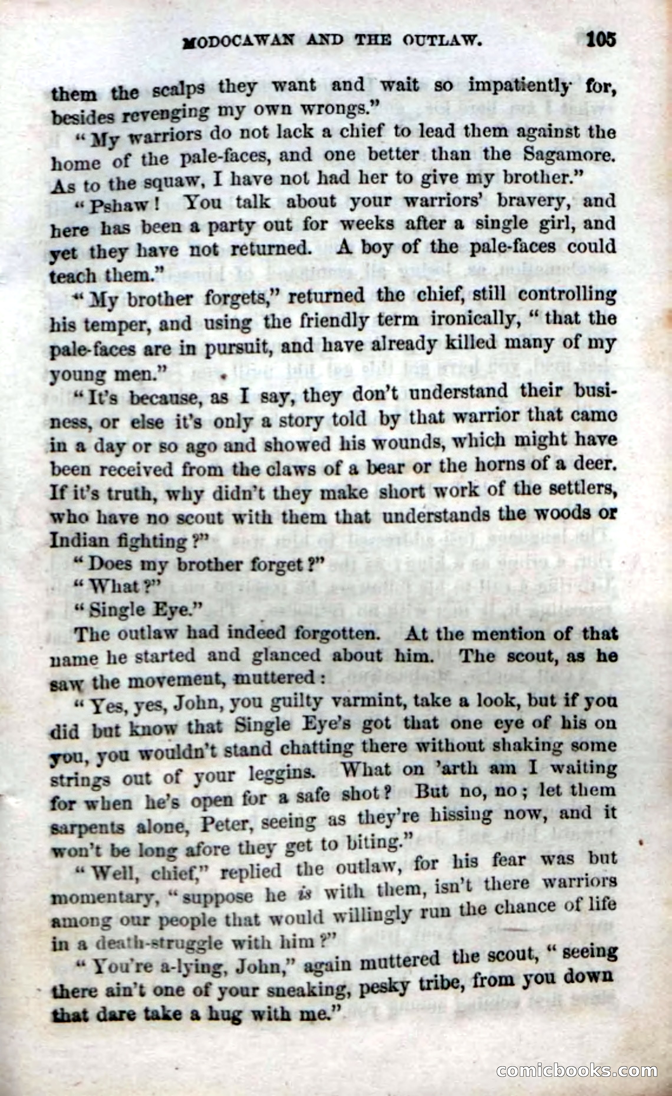 Beadle's Dime Novels No. 57: The Scout — page 107 of 116