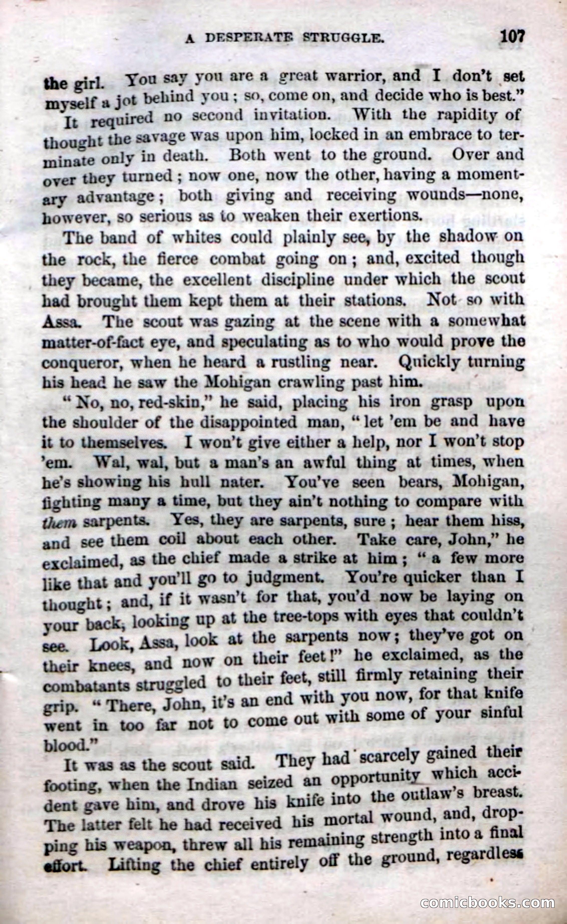 Beadle's Dime Novels No. 57: The Scout — page 109 of 116
