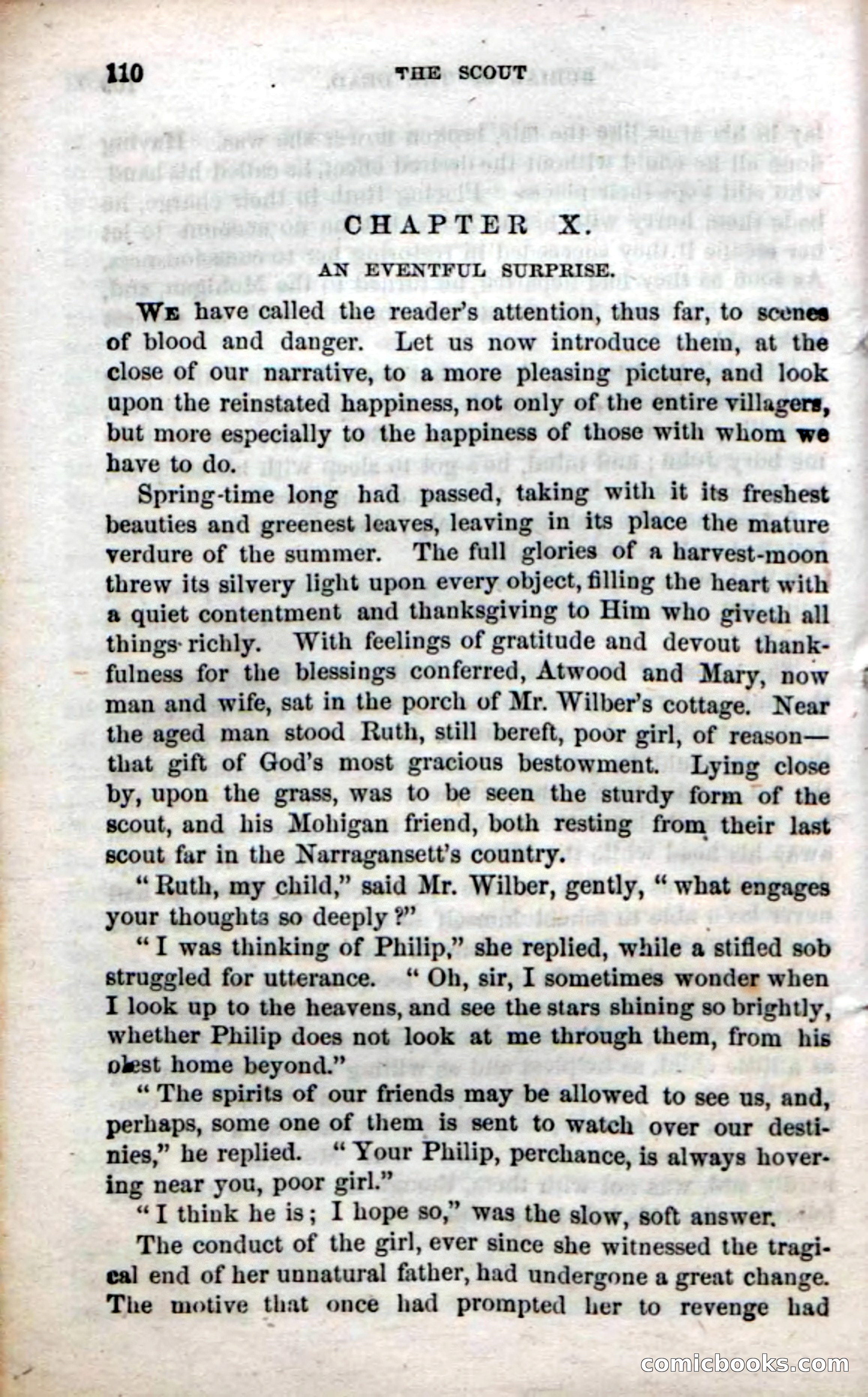 Beadle's Dime Novels No. 57: The Scout — page 112 of 116