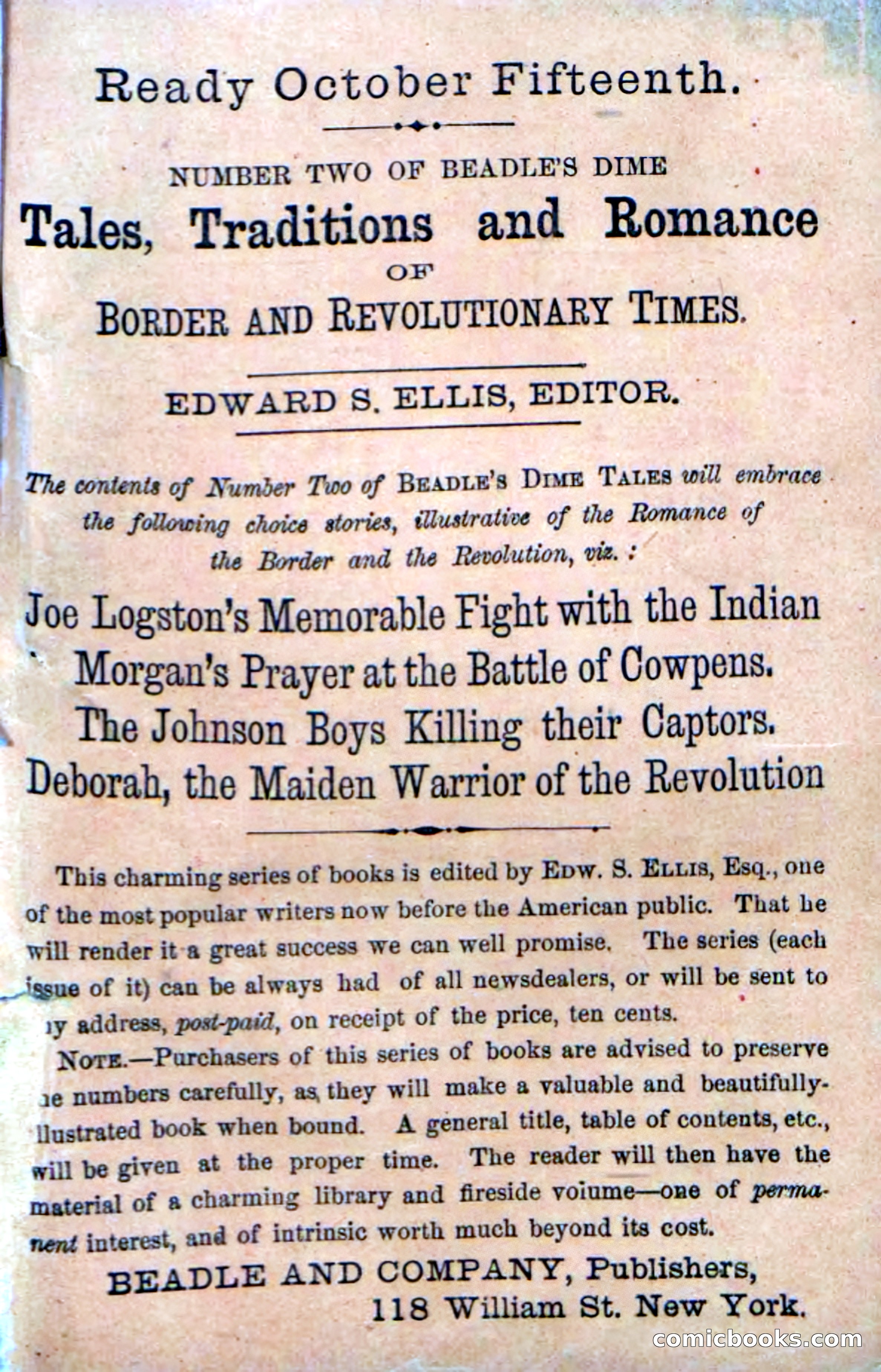 Beadle's Dime Novels No. 57: The Scout — page 115 of 116