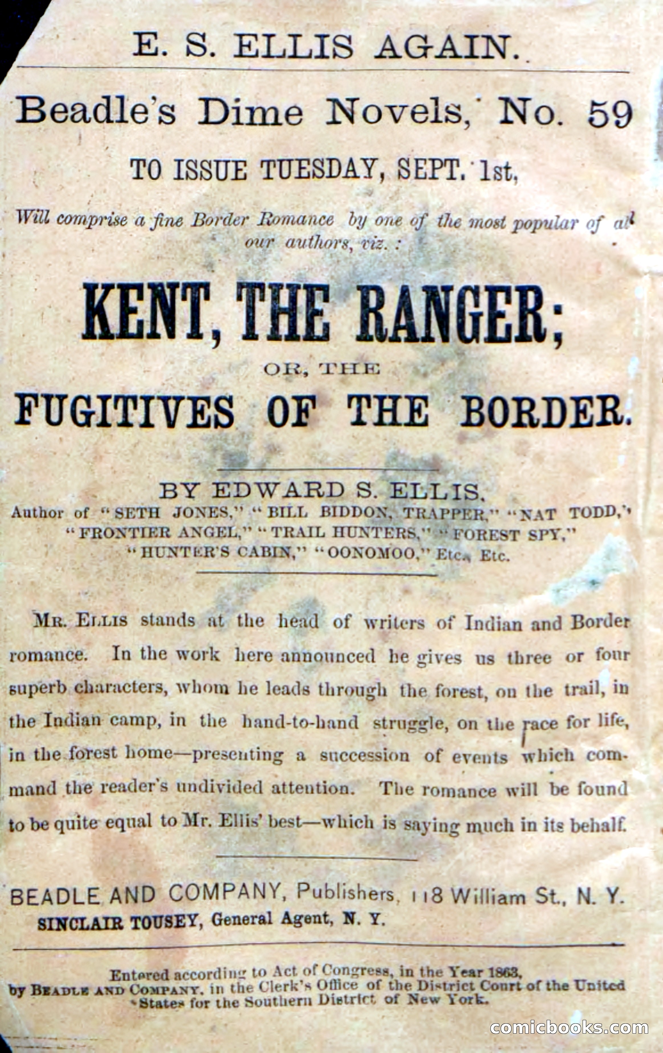 Beadle's Dime Novels No. 58: The Mad Hunter — page 2 of 120