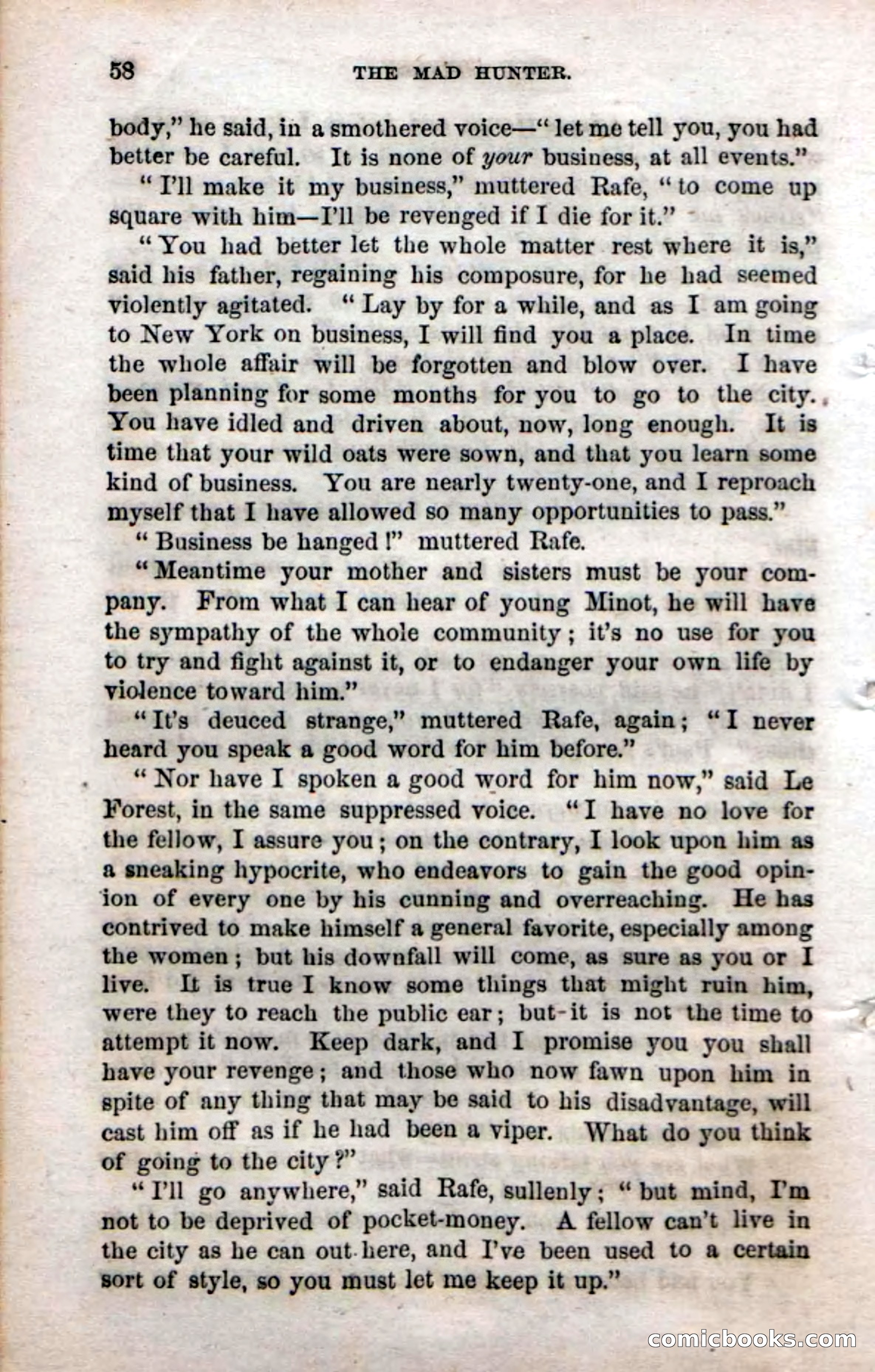 Beadle's Dime Novels No. 58: The Mad Hunter — page 60 of 120