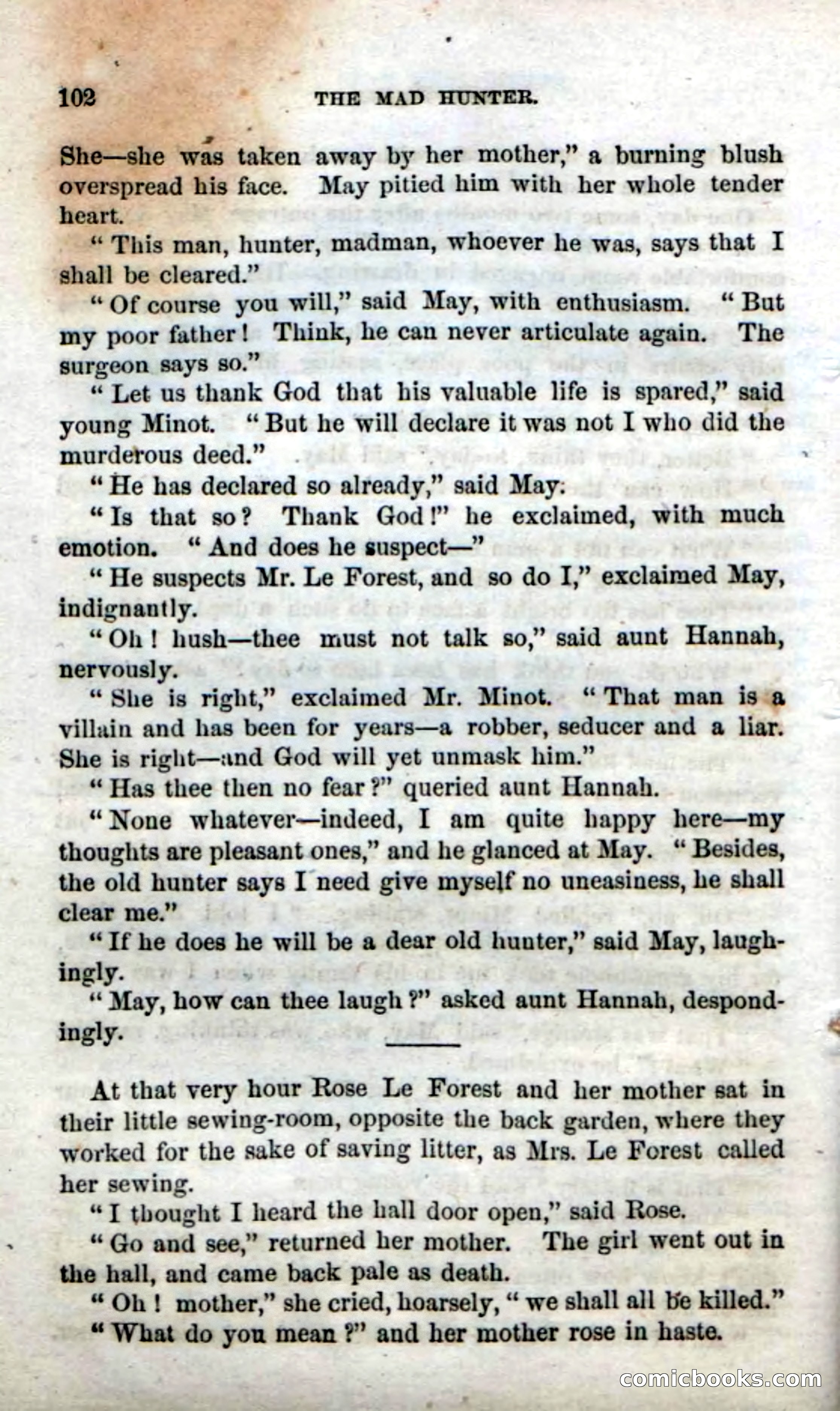 Beadle's Dime Novels No. 58: The Mad Hunter — page 104 of 120