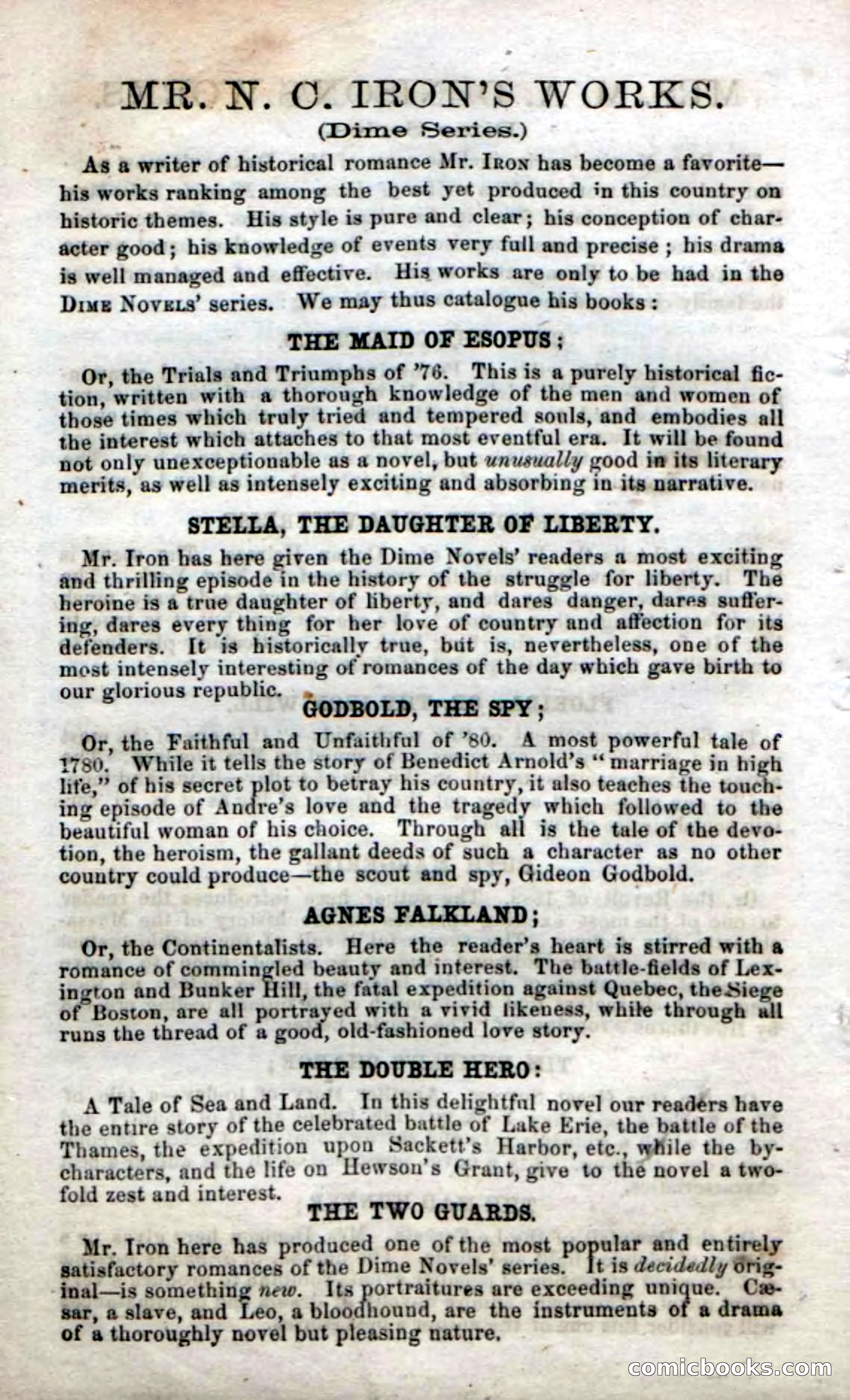 Beadle's Dime Novels No. 58: The Mad Hunter — page 110 of 120