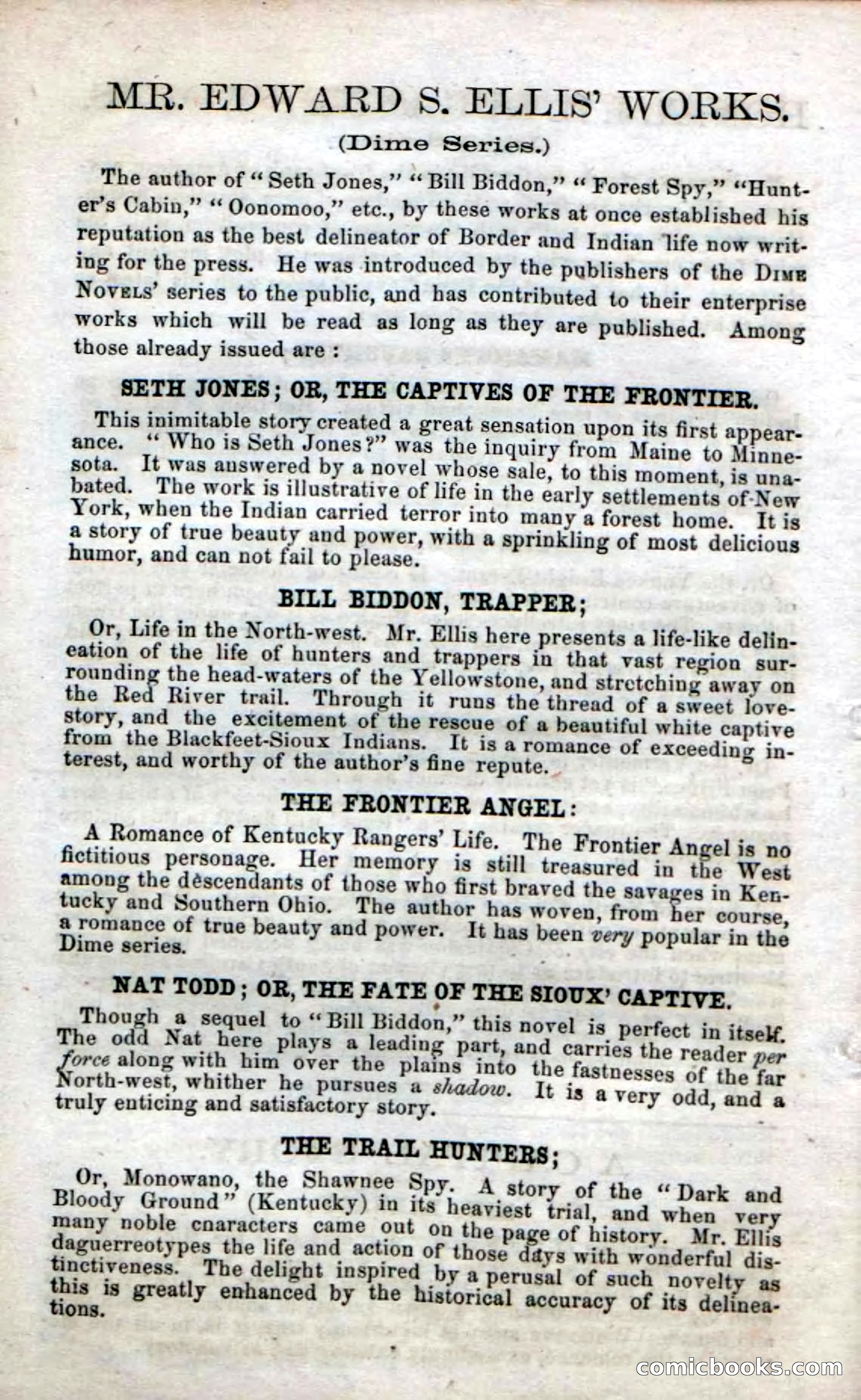 Beadle's Dime Novels No. 58: The Mad Hunter — page 112 of 120
