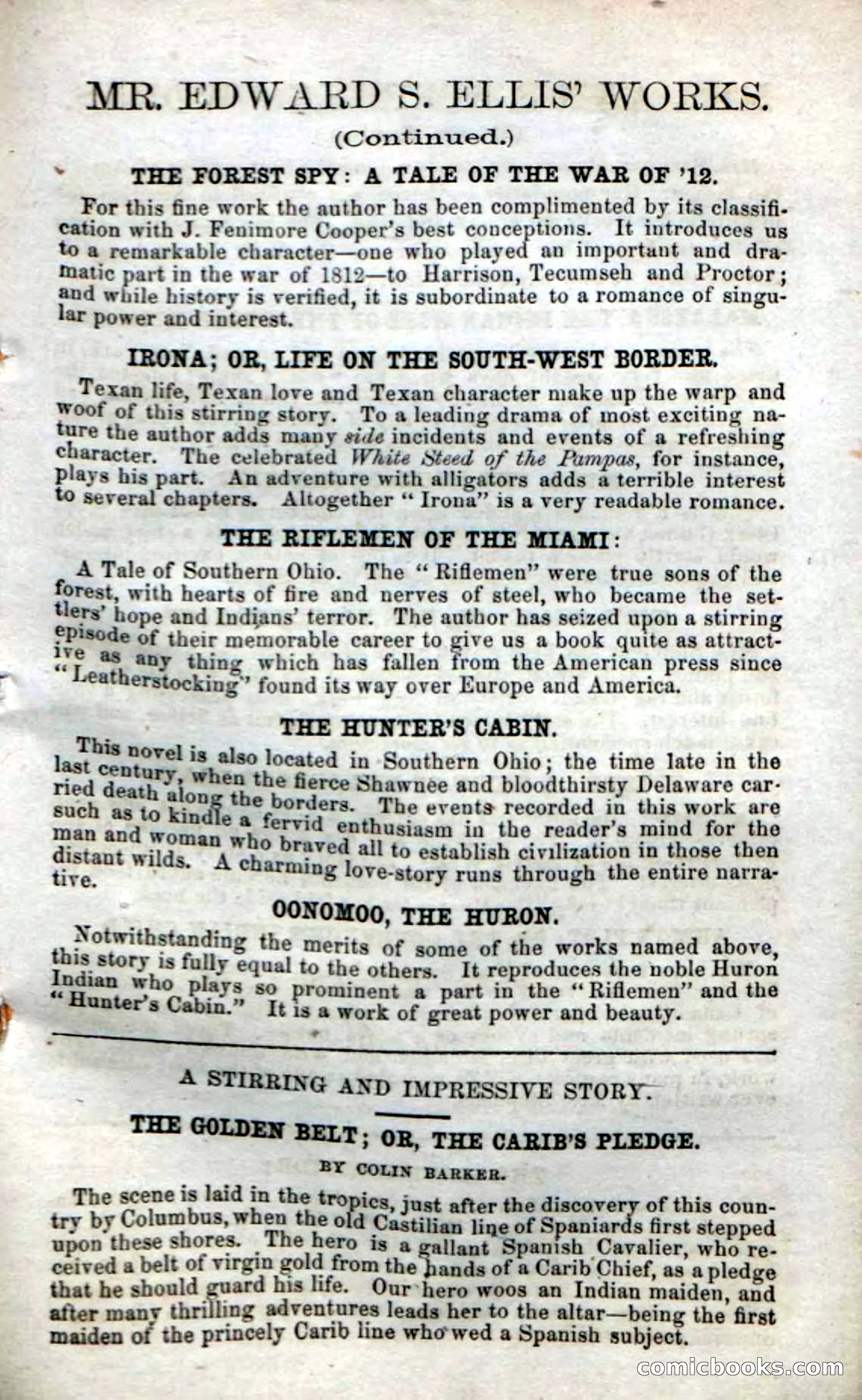 Beadle's Dime Novels No. 58: The Mad Hunter — page 113 of 120