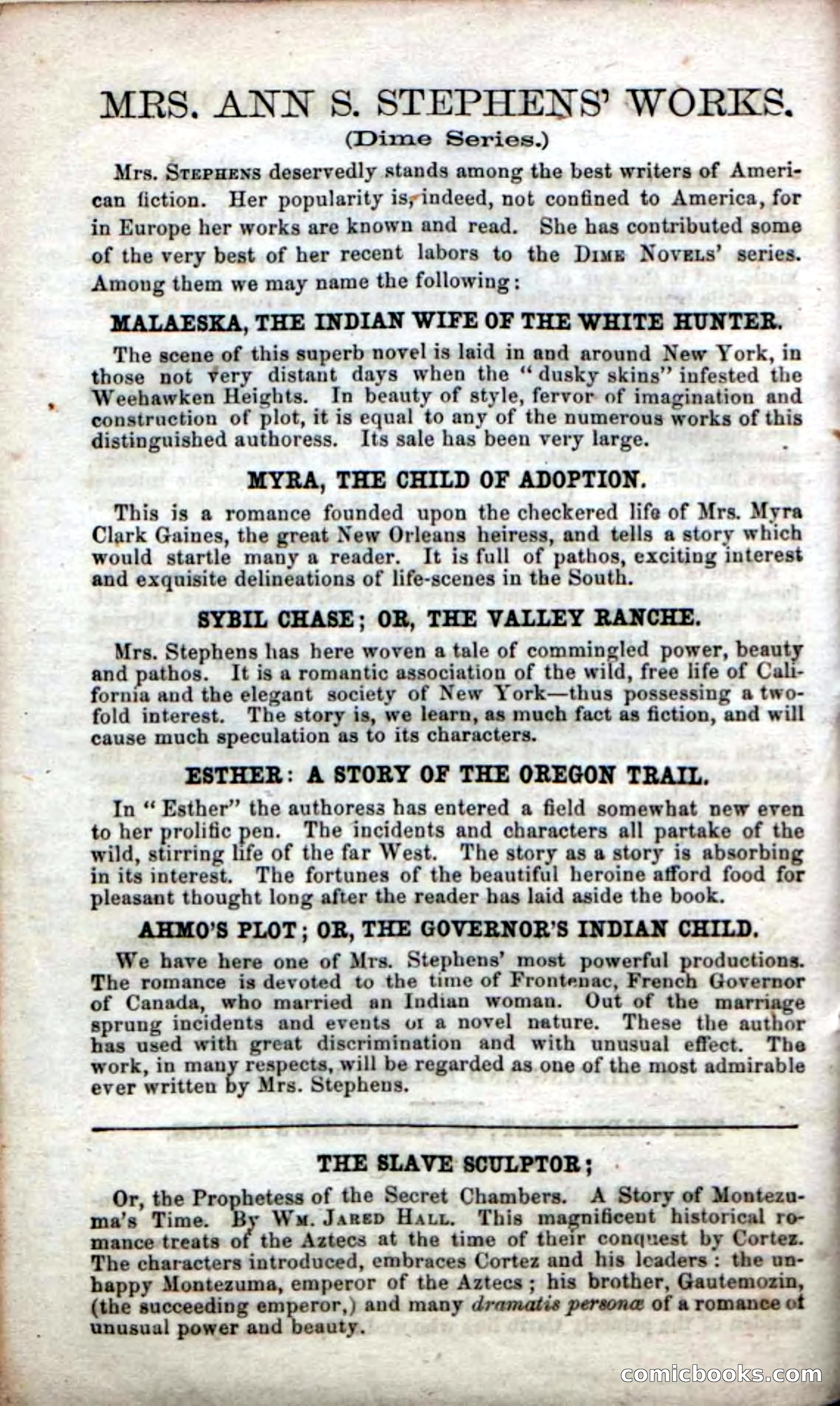 Beadle's Dime Novels No. 58: The Mad Hunter — page 114 of 120
