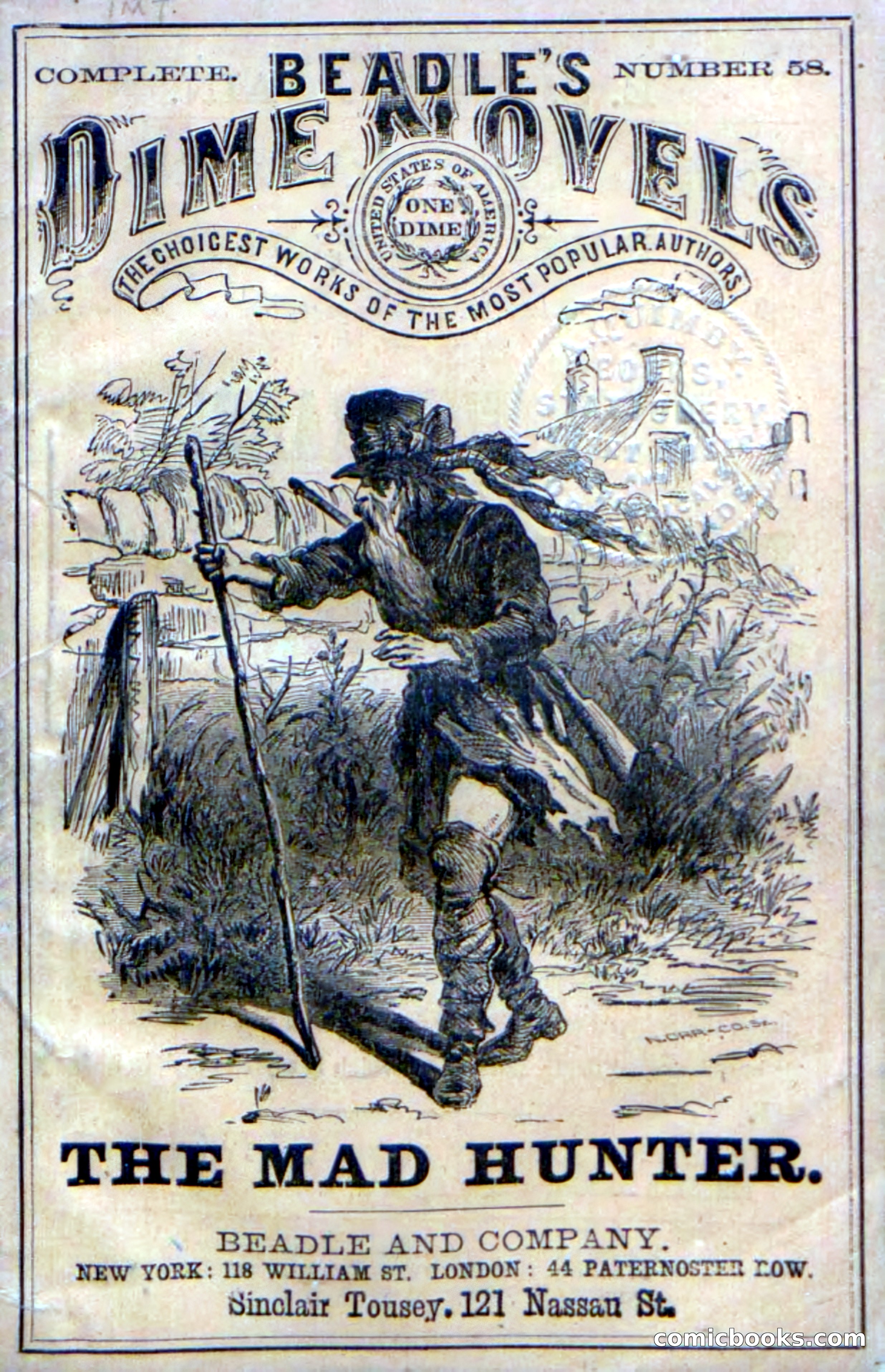 Beadle's Dime Novels No. 58: The Mad Hunter — page 117 of 120