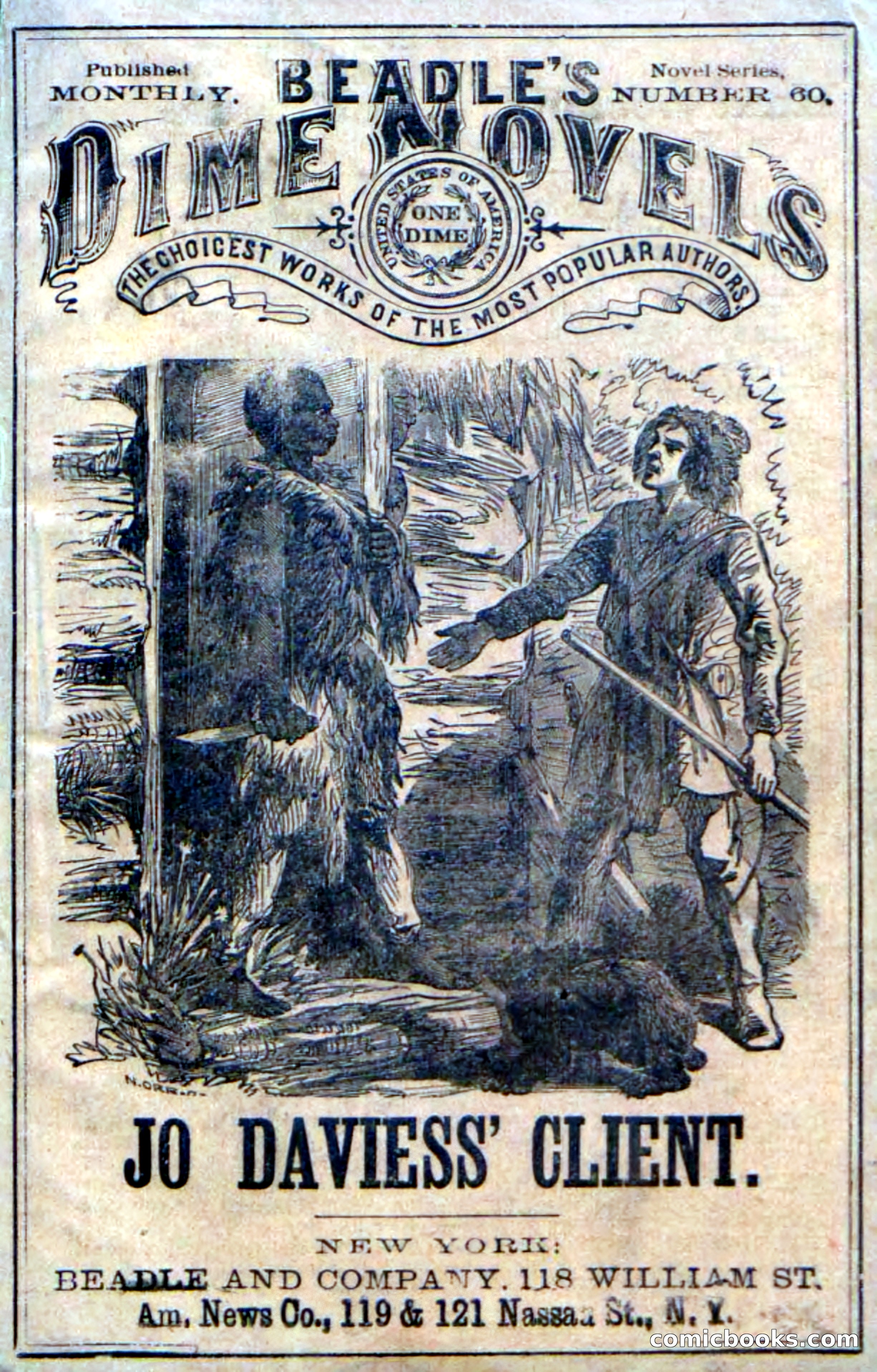 Beadle's Dime Novels No. 60 — page 1 of 100