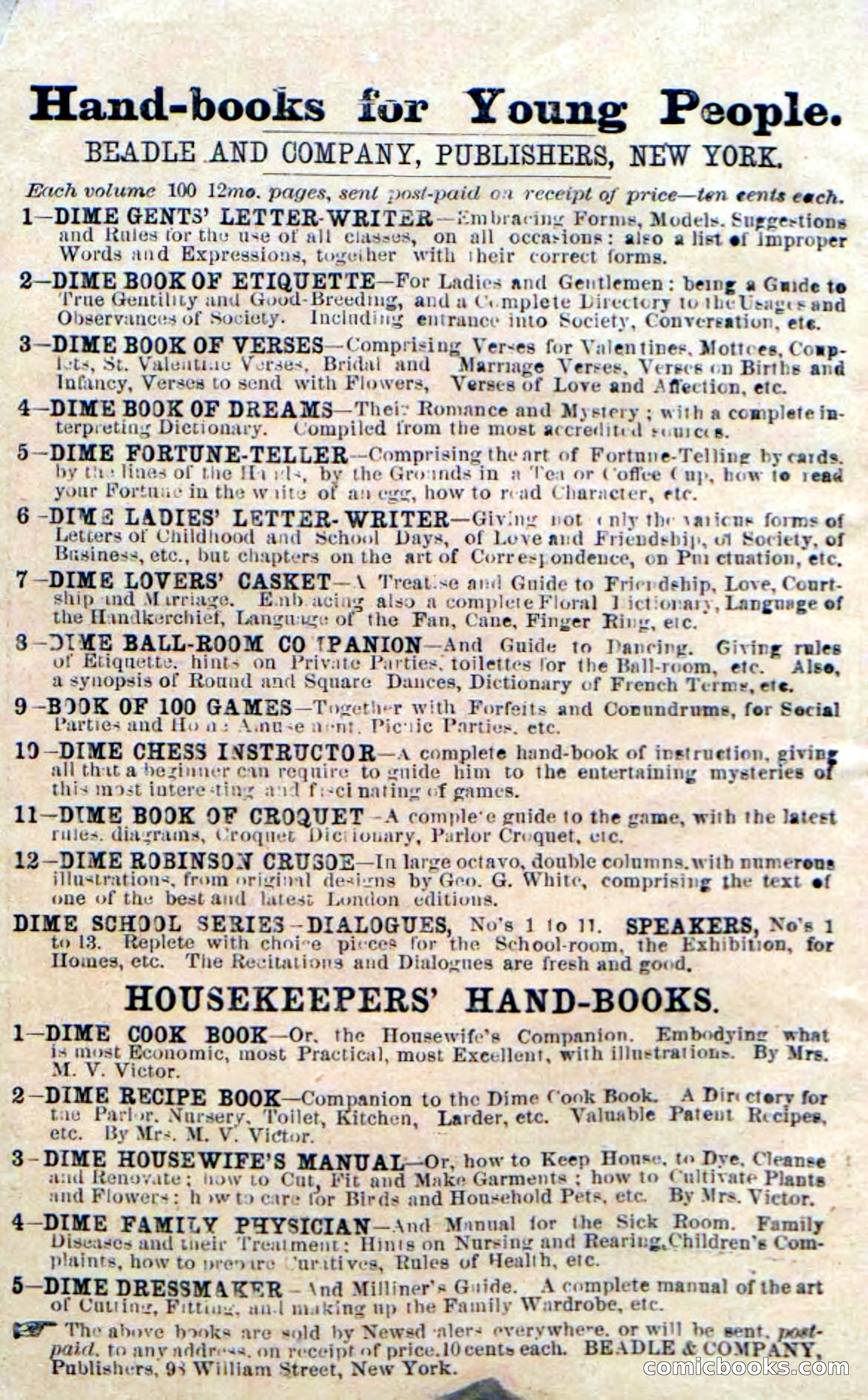 Beadle's Dime Novels No. 60 — page 2 of 100