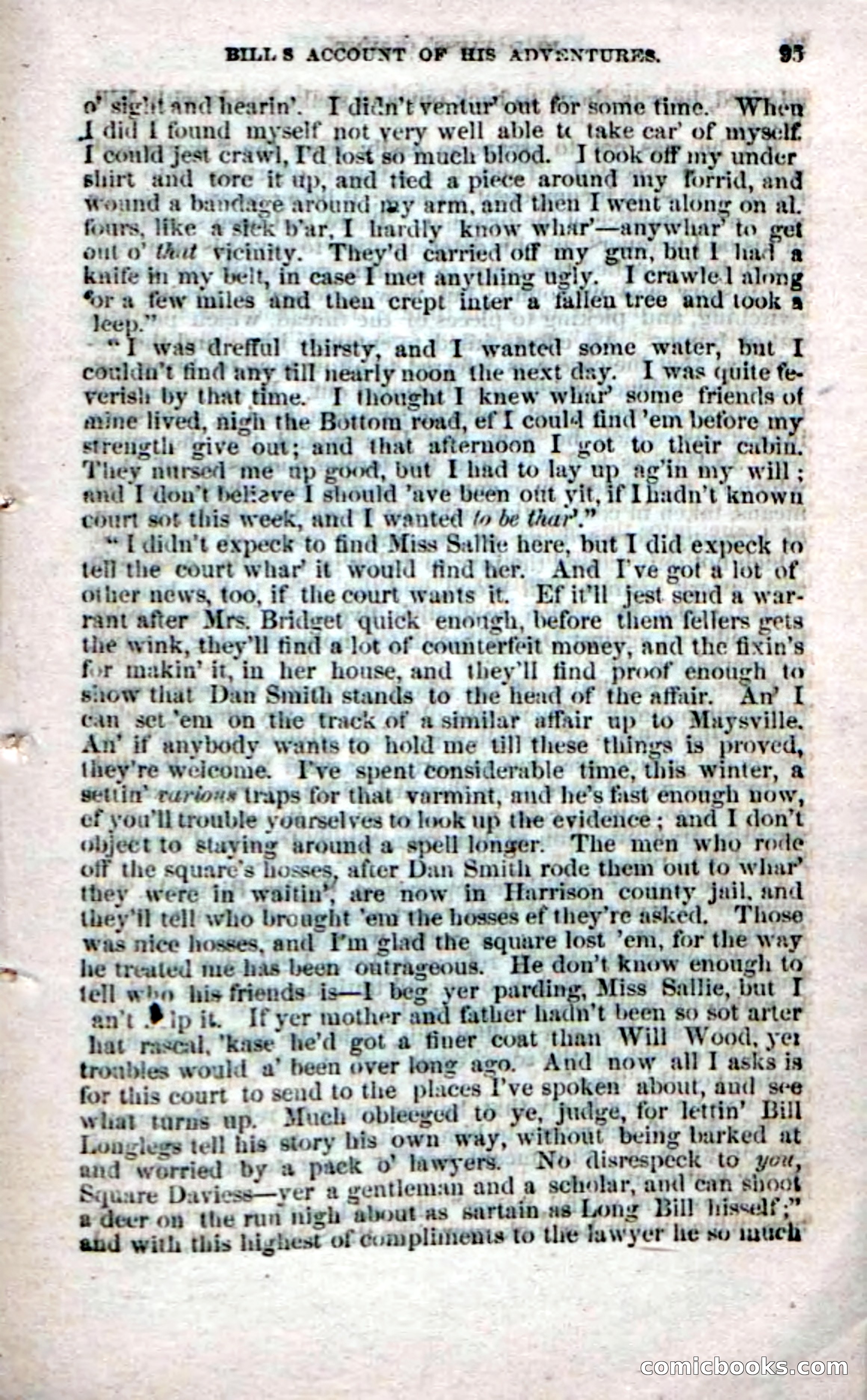 Beadle's Dime Novels No. 60 — page 93 of 100