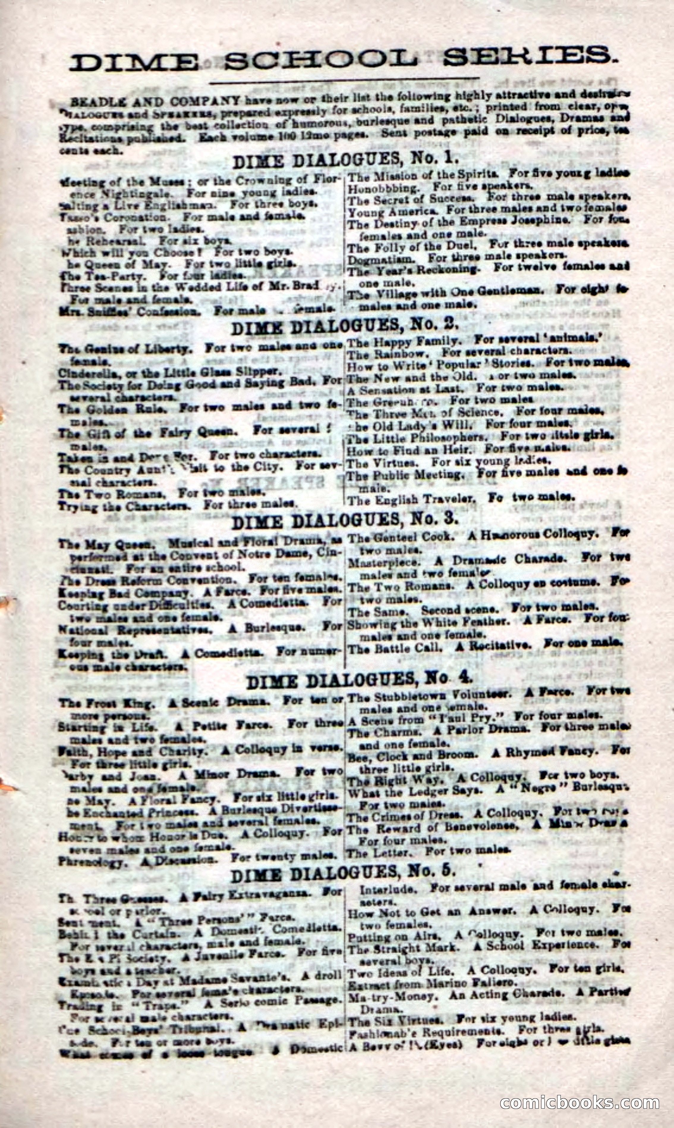 Beadle's Dime Novels No. 60 — page 97 of 100