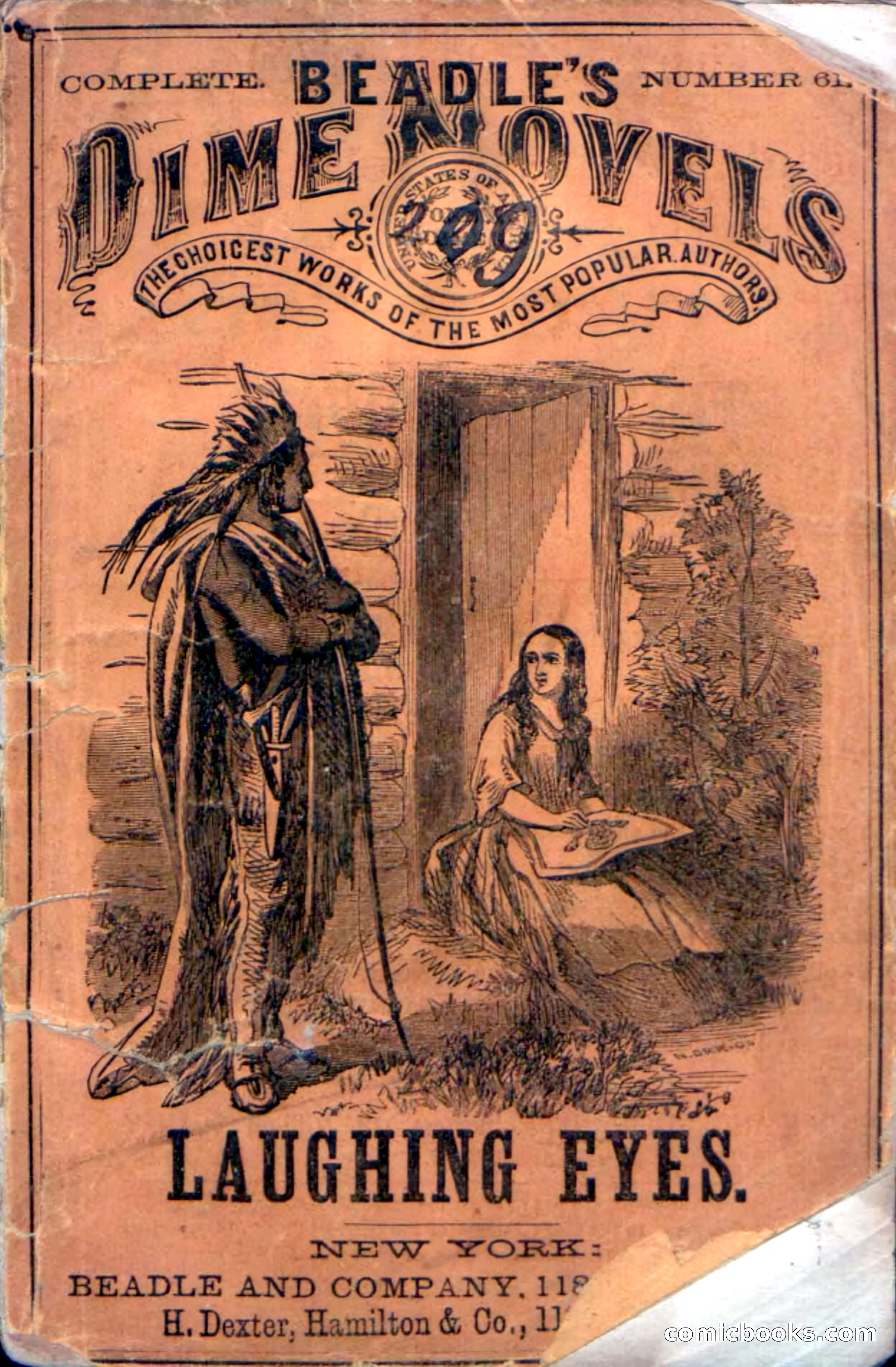 Beadle's Dime Novels No. 61: Laughing Eyes — page 1 of 100