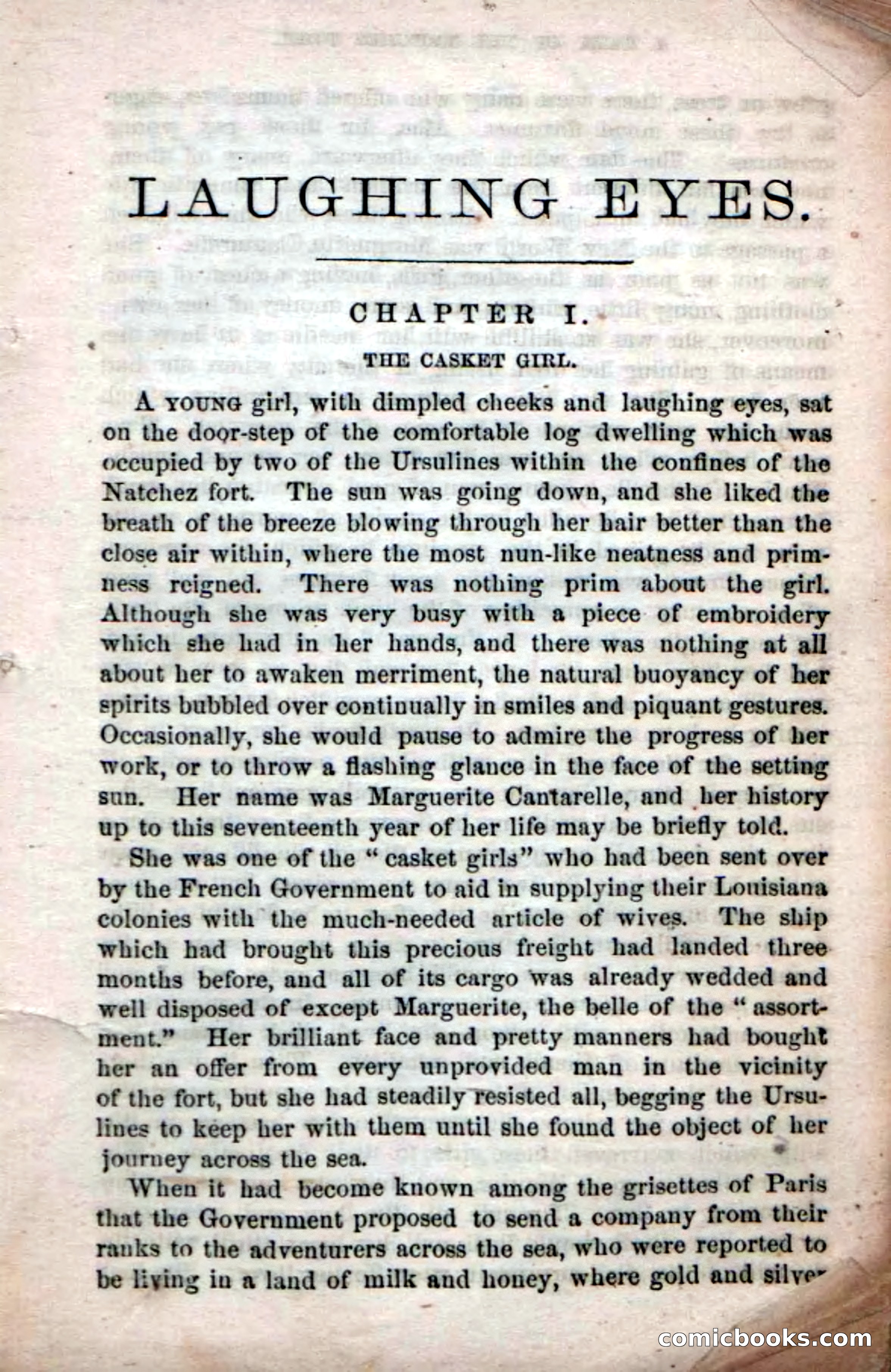 Beadle's Dime Novels No. 61: Laughing Eyes — page 7 of 100