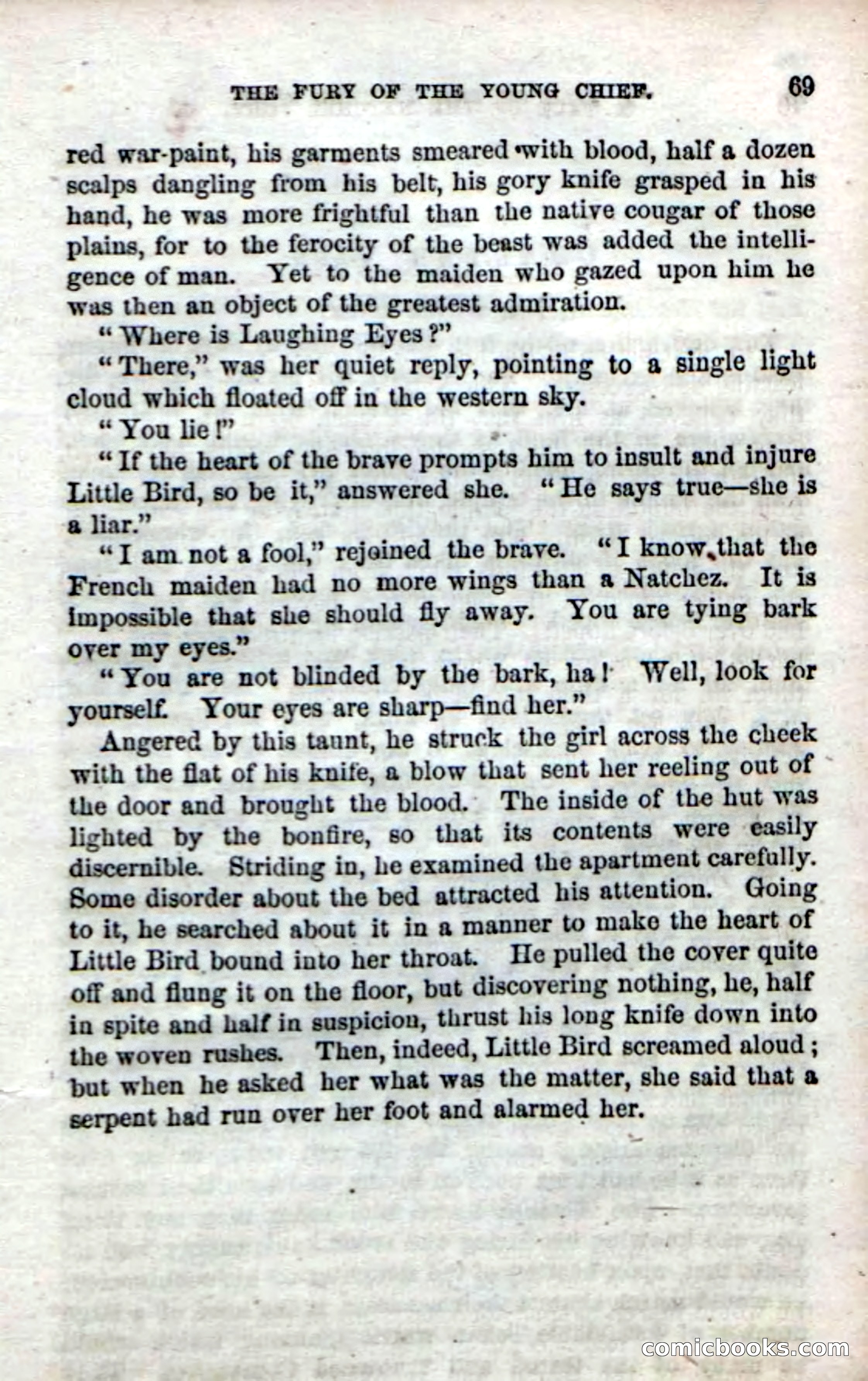 Beadle's Dime Novels No. 61: Laughing Eyes — page 71 of 100