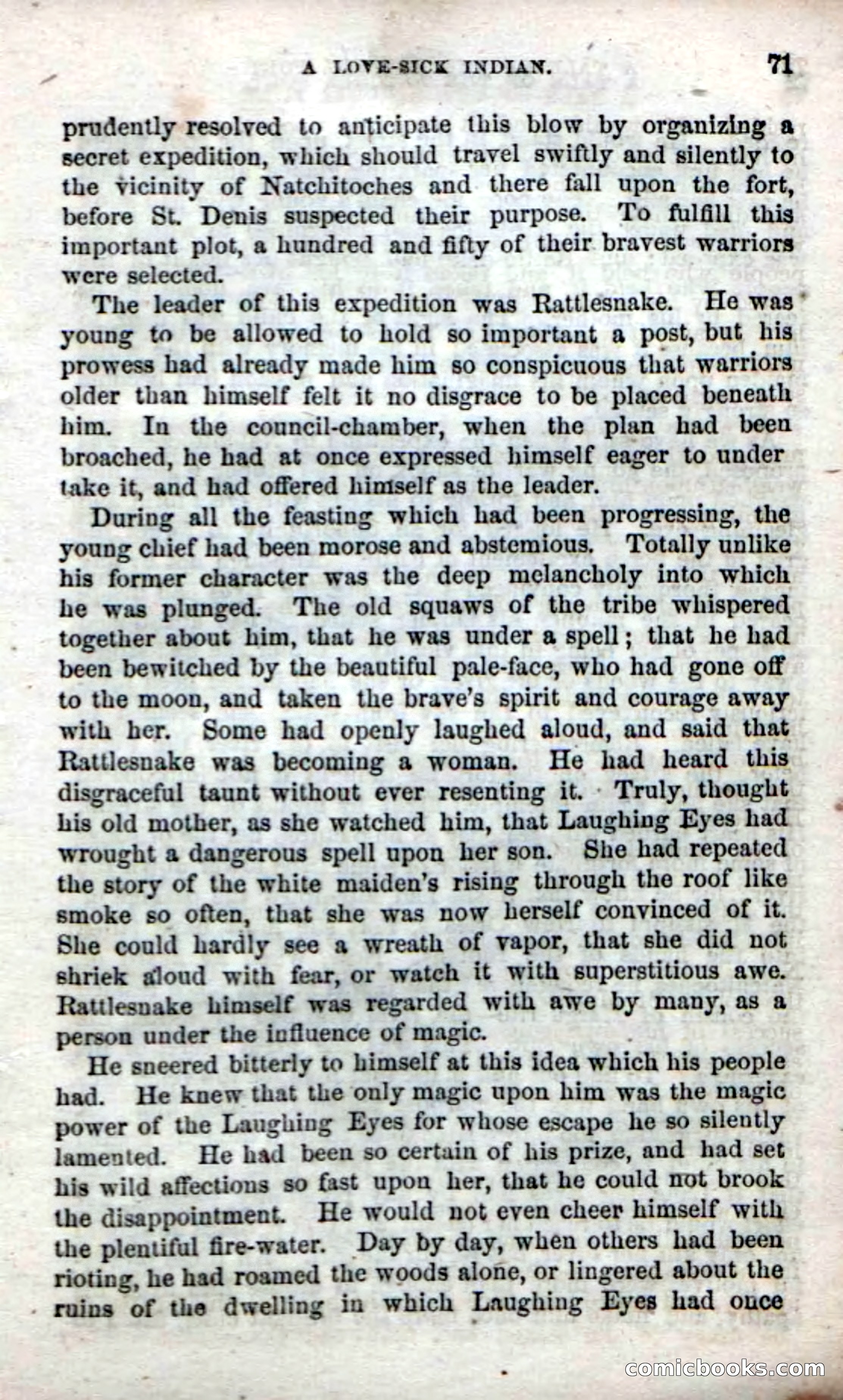 Beadle's Dime Novels No. 61: Laughing Eyes — page 73 of 100