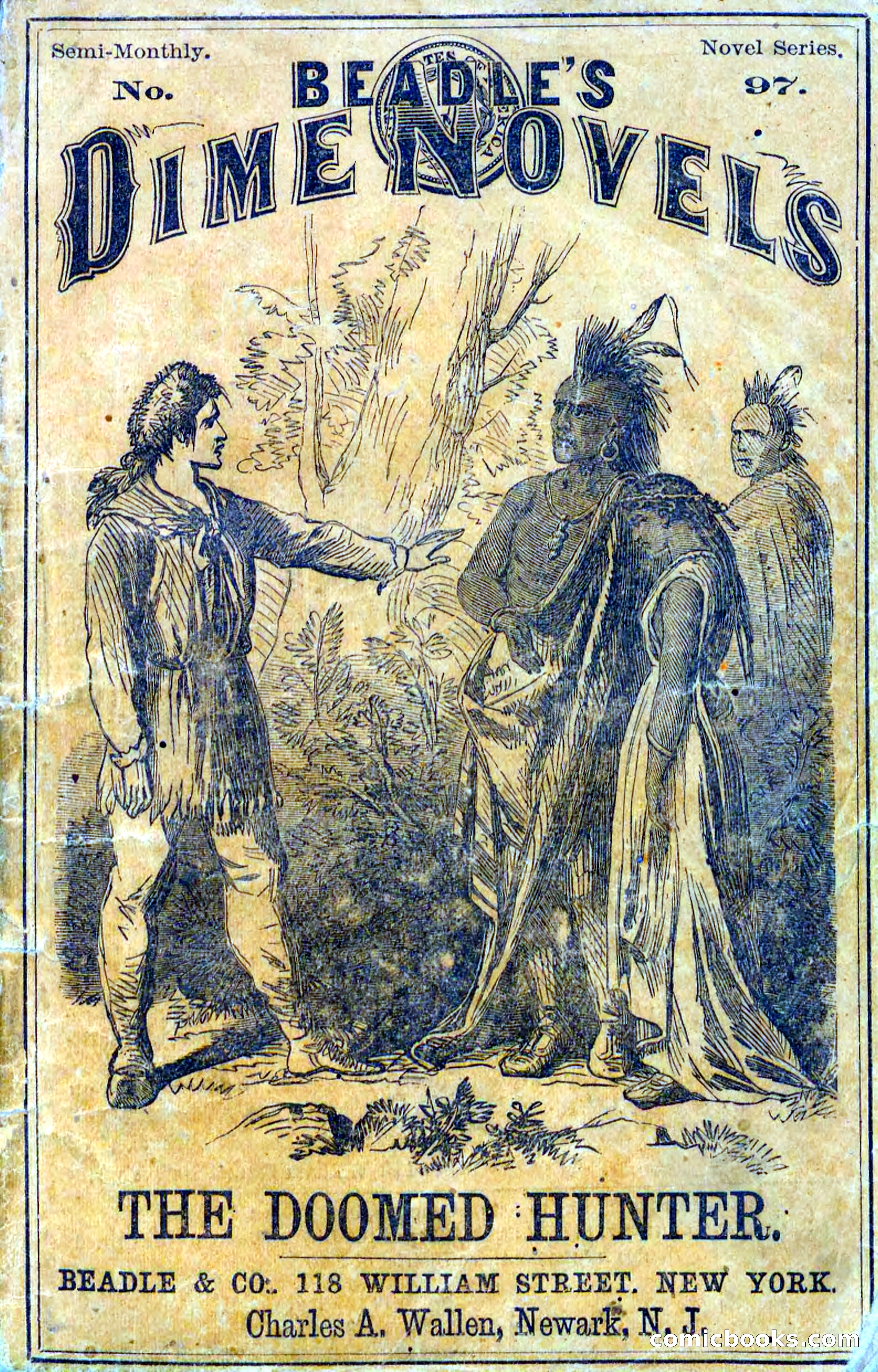 Beadle's Dime Novels No. 97: The Doomed Hunter — page 1 of 100