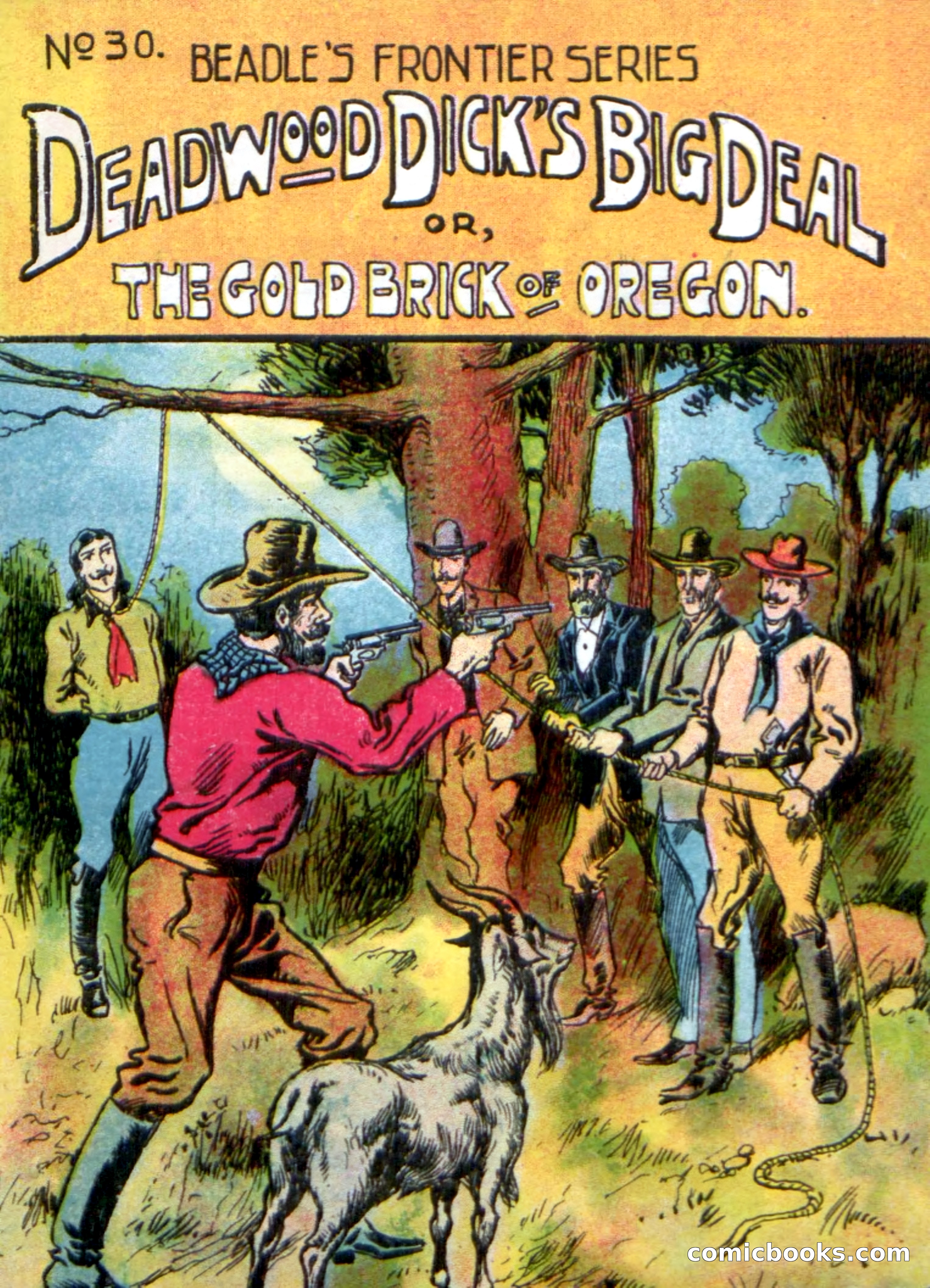 Deadwood Dick's Big Deal; or, The Gold Brick of Oregon — page 1 of 100