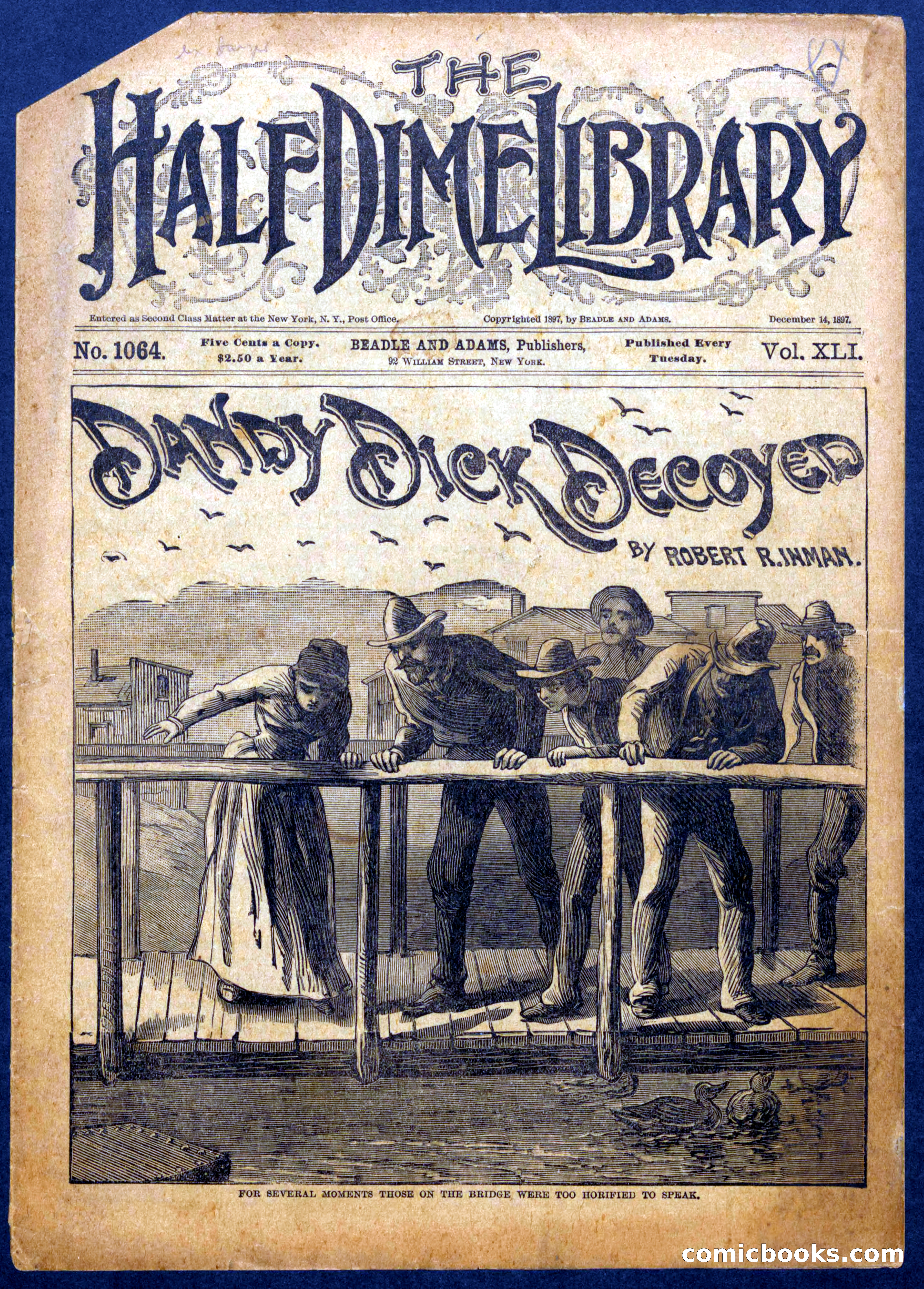 Beadle's Half Dime Library No. 1064 — page 1 of 16