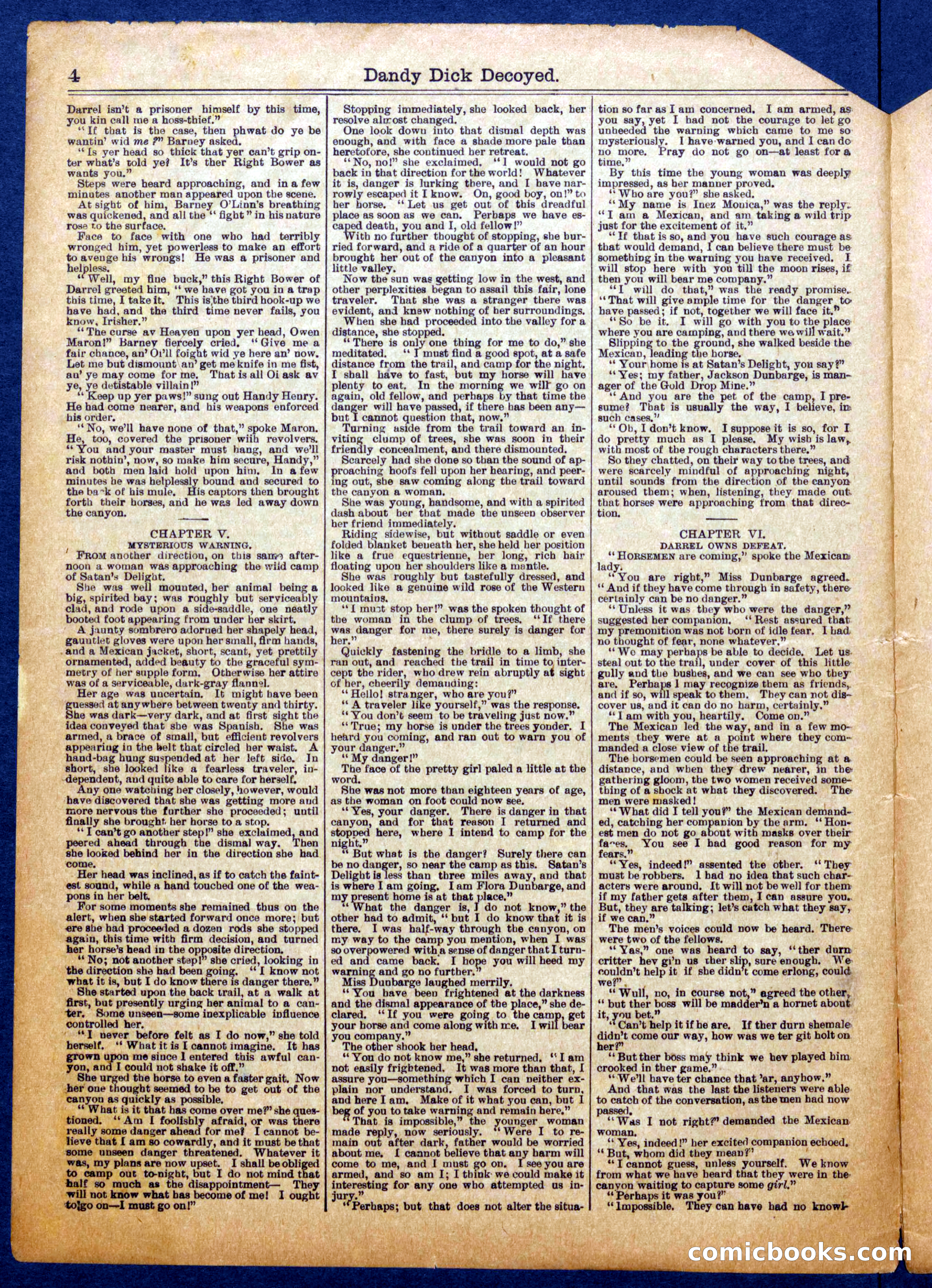 Beadle's Half Dime Library No. 1064 — page 4 of 16